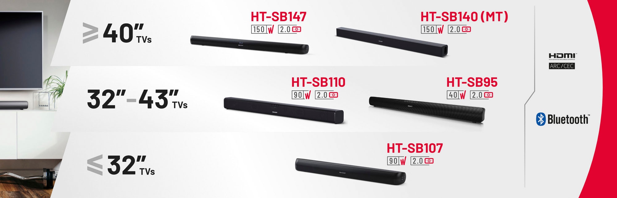 Sharp Soundbar »HT-SB140(MT)«