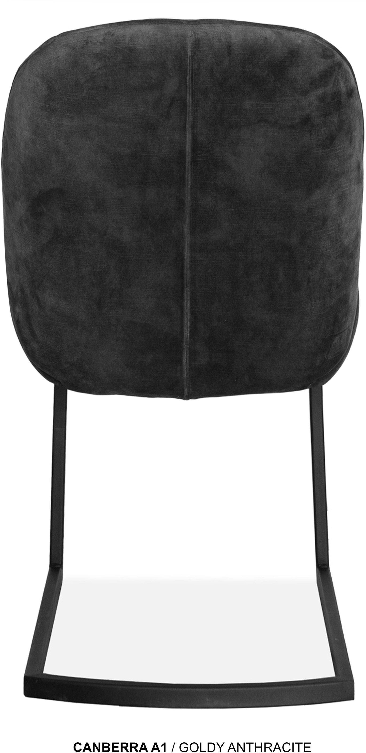 OMG Design Esszimmerstuhl »Canberra« (Set) 1 Stk.Esszimmerstuhl, pflegeleichter Samtvelour Bezug