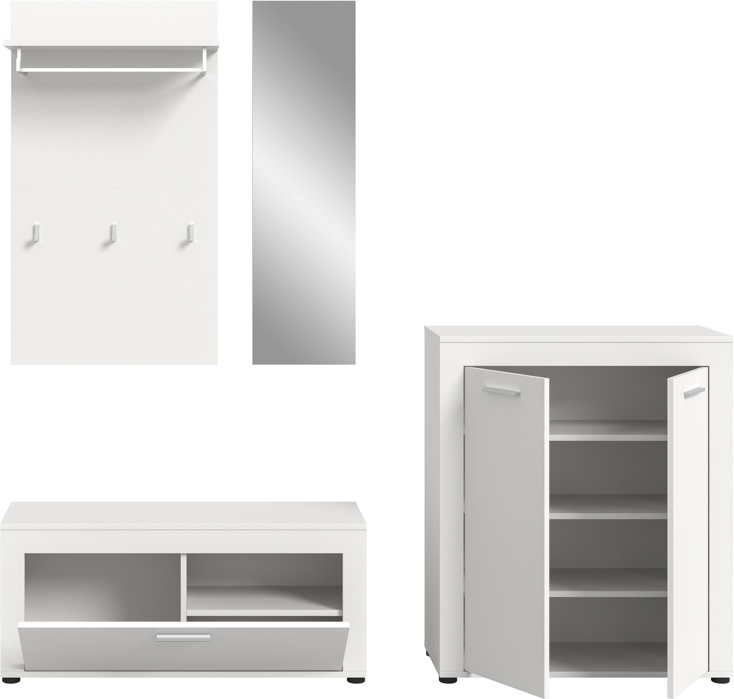 INOSIGN Garderoben-Set »Aosta« Set, 4 Stk. tlg.