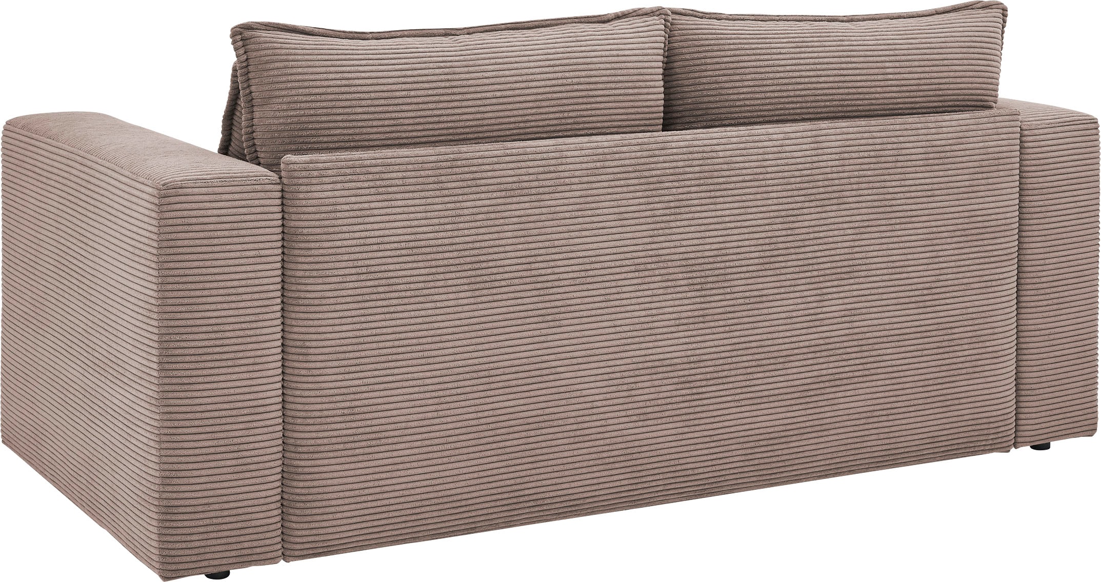 Places of Style Sitzgruppe »PIAGGE«, (2 tlg.), 2-Sitzer-Sofa und Hocker klein im Set