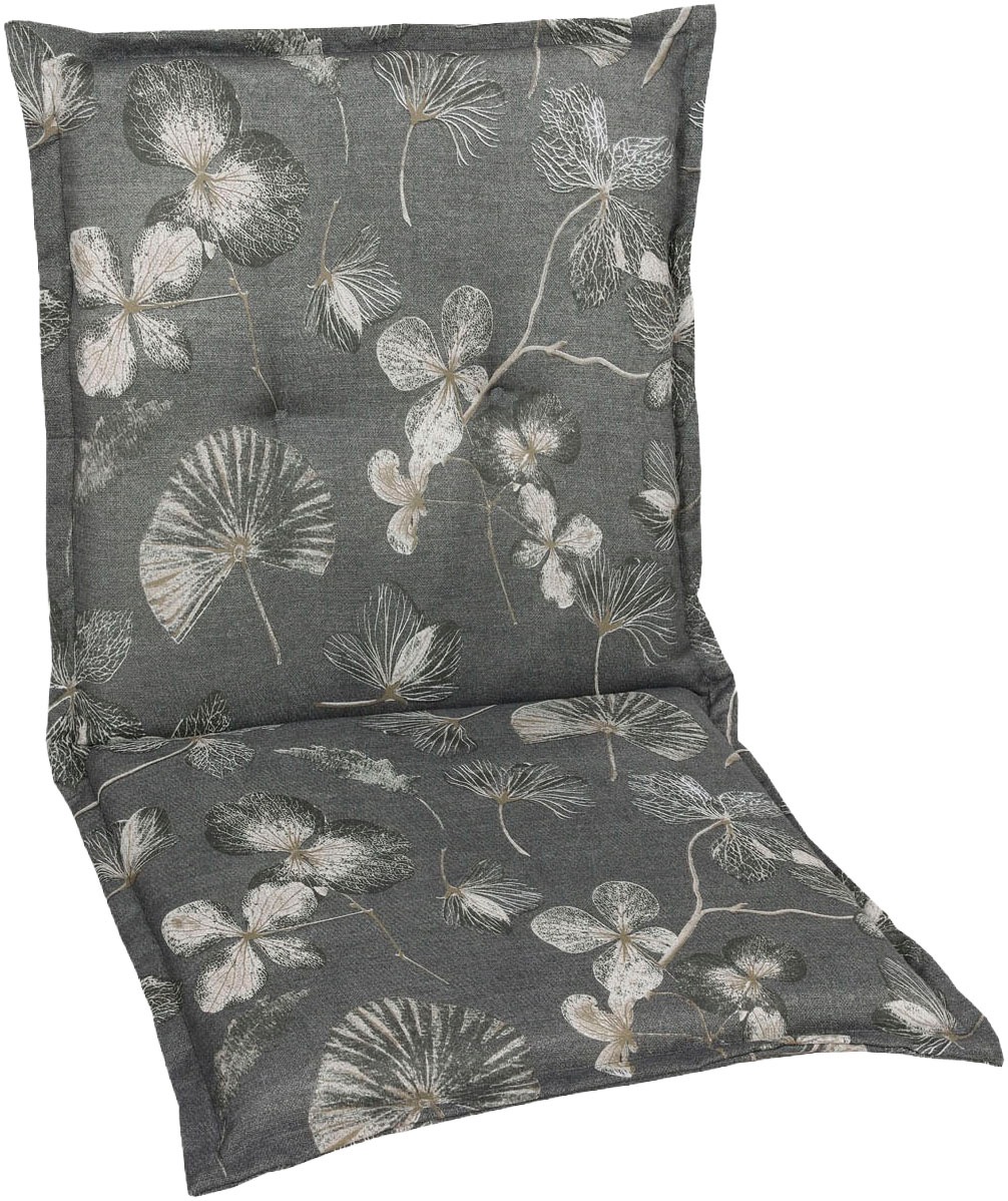 KONIFERA Sesselauflage Natur Look taupe - Maße BxLxH ca.: 50 cm x 100 cm x 6 cm