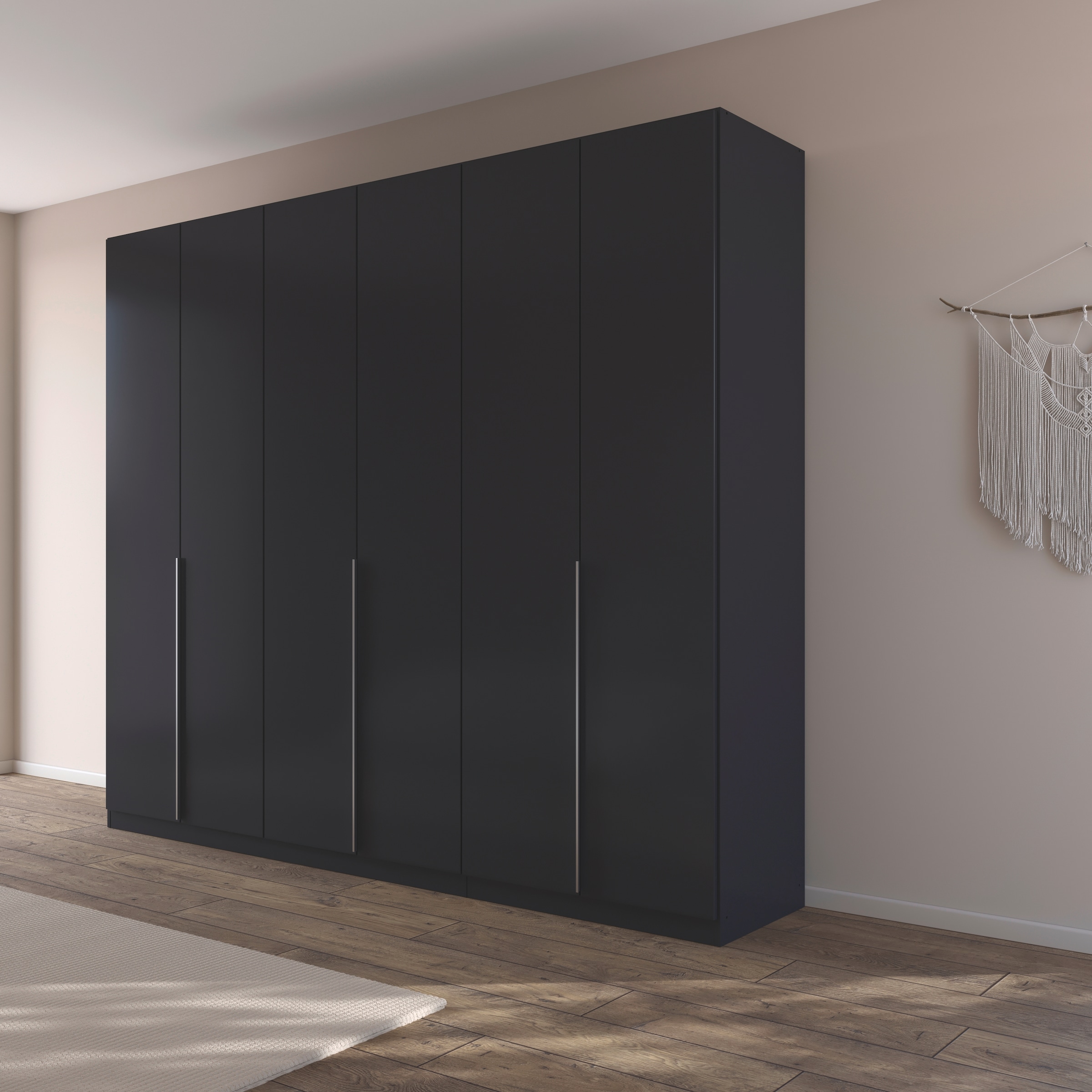 rauch Drehtürenschrank »Kleiderschrank Schrank Garderobe AGORDO TOPSELLER Schlafzimmer«, (in zwei Griff-Farben, Breiten 91-360 cm, Dekor- oder Hochglanzfront), durchdachte Innenausstattung, in 7 Breiten und 2 Höhen MADE IN GERMANY
