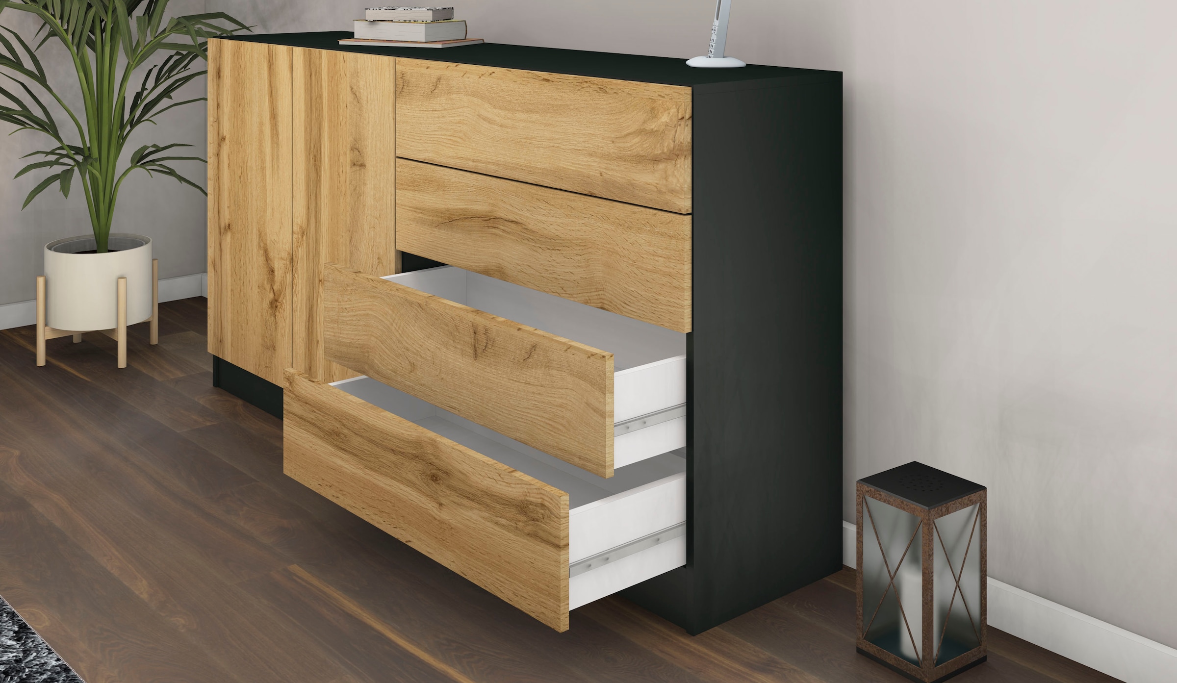 borchardt Möbel Sideboard »Vaasa«, Breite Rechnung 152 cm bestellen auf