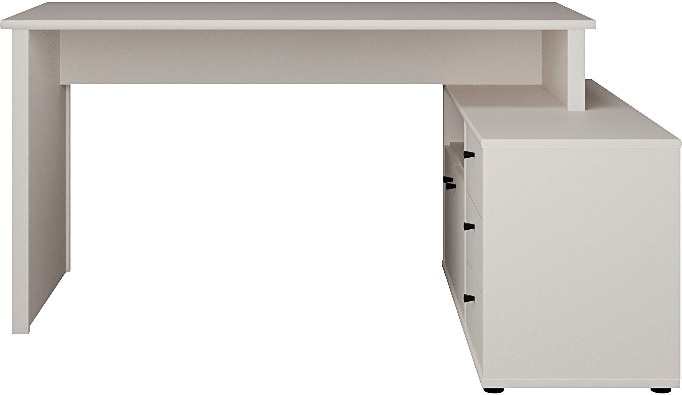 FORTE Eckschreibtisch »Tempra« viel Stauraum, Breite 151 cm