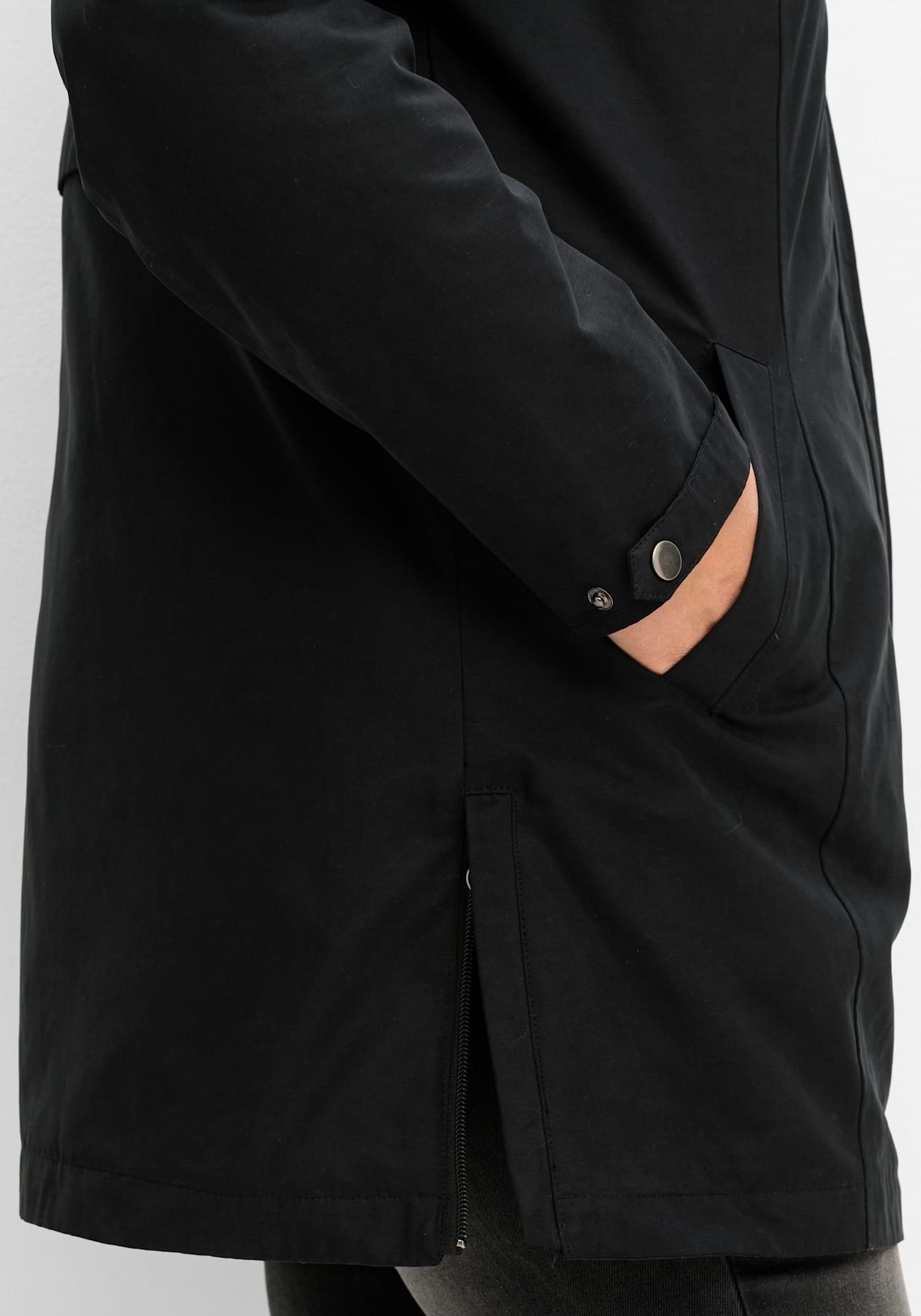 Sheego Parka, mit Kapuze