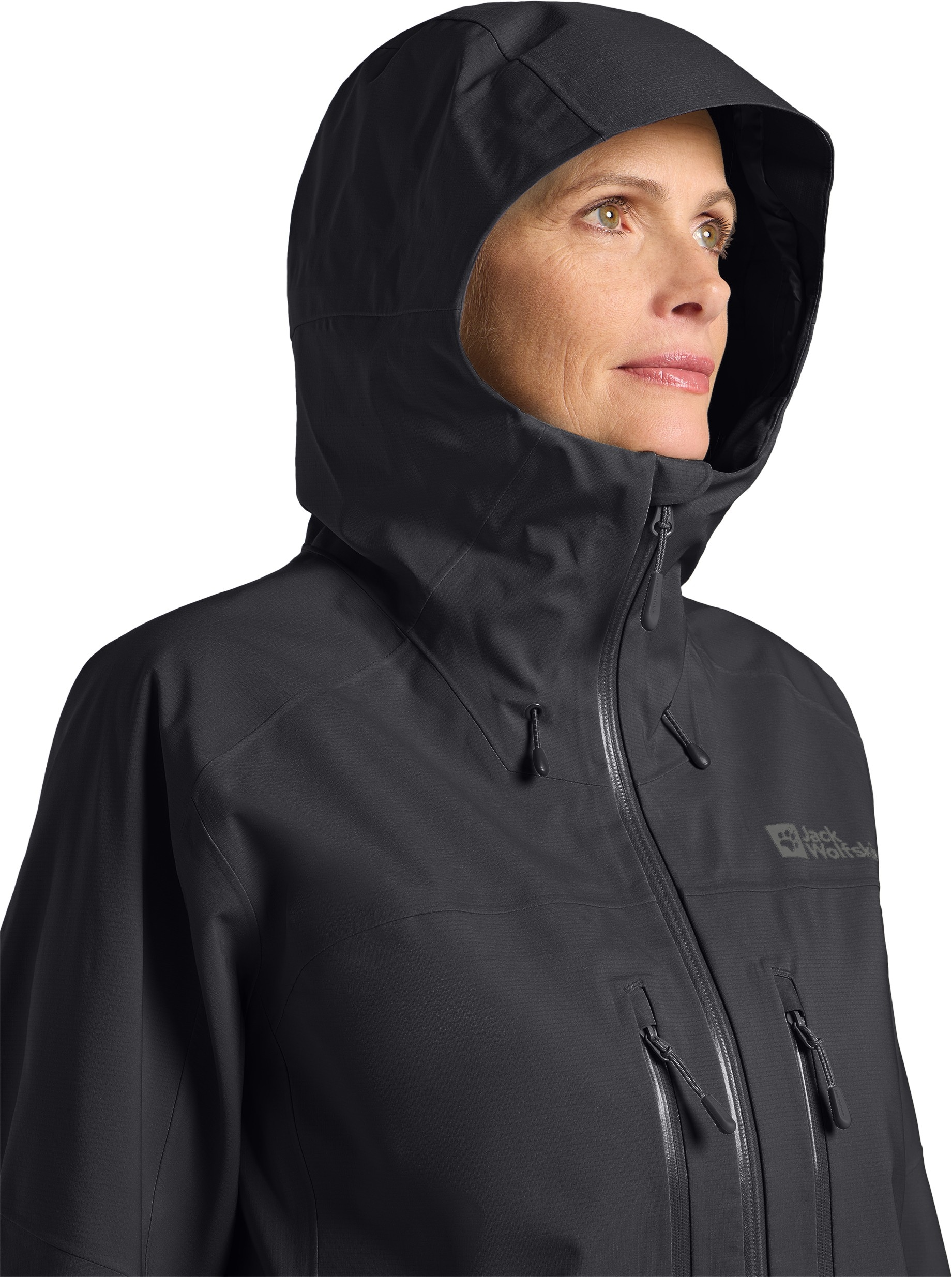 Jack Wolfskin Funktionsjacke »KAMMWEG 3L JKT W«, mit Kapuze