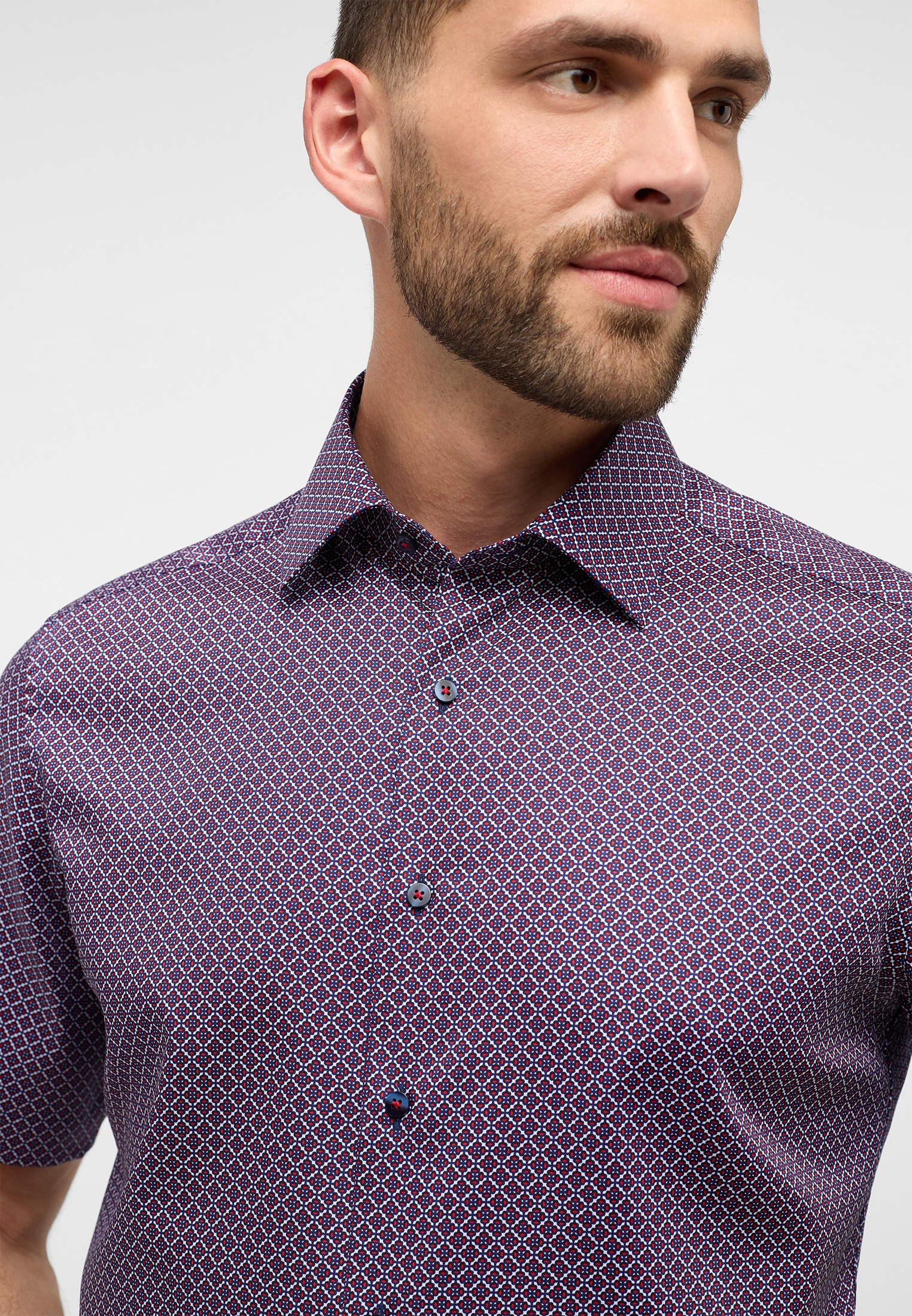 Eterna Kurzarmhemd »MODERN FIT« NON IRON (bügelfrei)