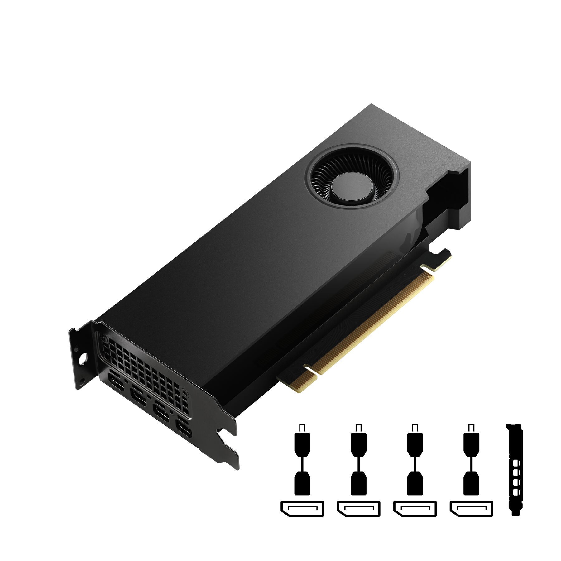 PNY Grafikkarte »VCNRTX4000ADALP-PB«