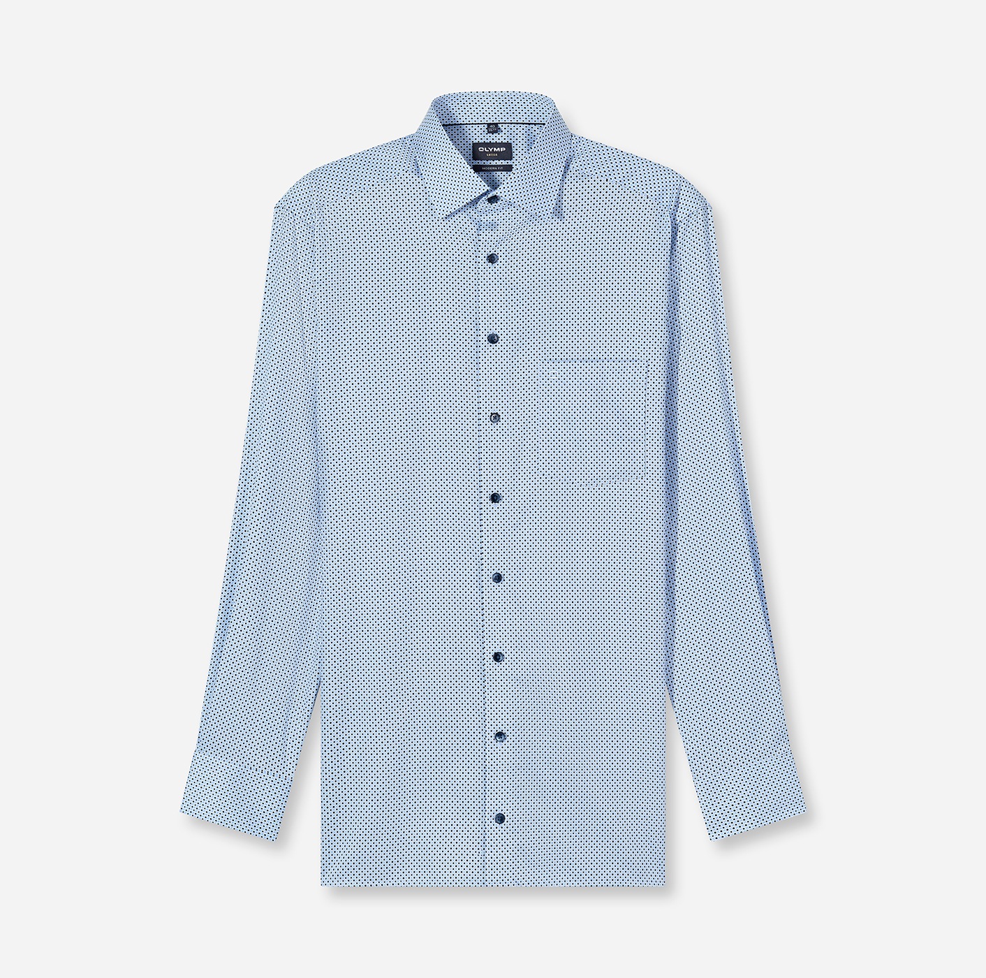 OLYMP Langarmhemd »Luxor« Businesshemd, comfort fit, New-Kentkragen, extra langer Arm