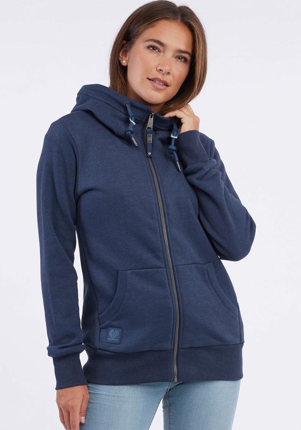 Kapuzensweatjacke »NESKA ZIP COMFY CORE«, von innen weich angeraute Sweatware