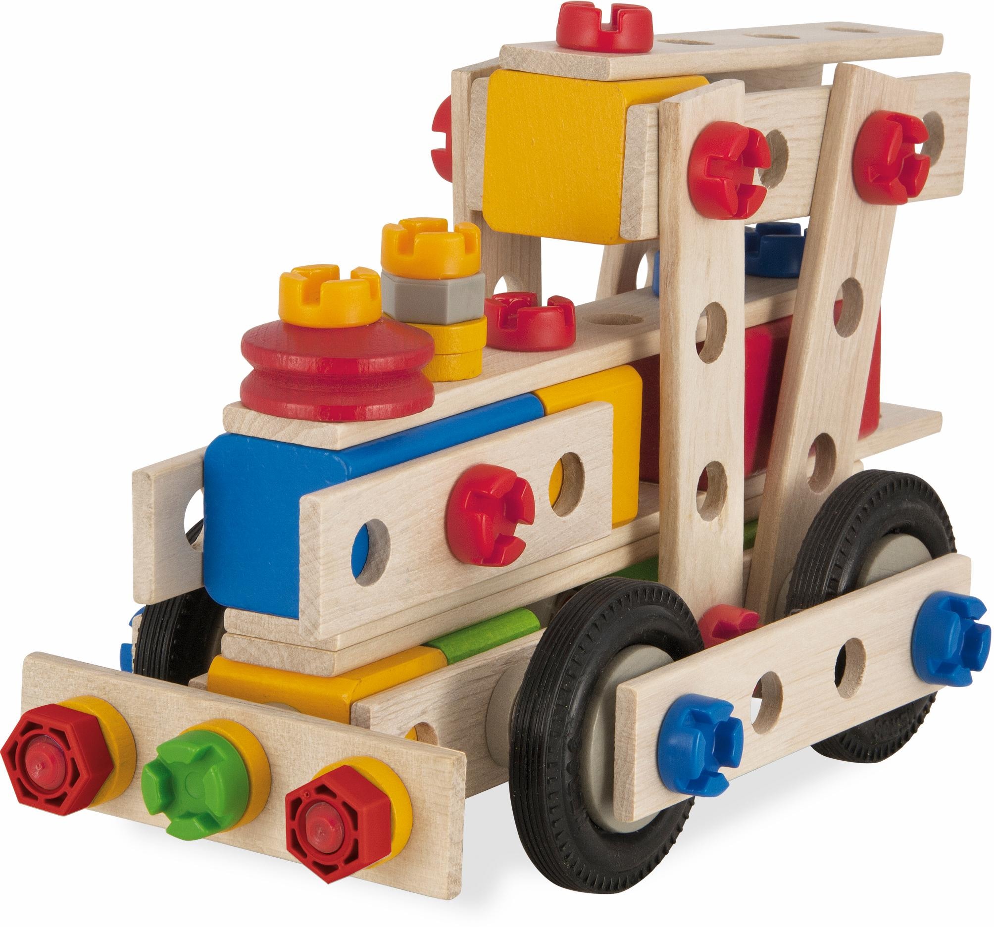 Konstruktionsspielsteine »Constructor große Lok, 100tlg.«, (100 St.), Made in Germany,...