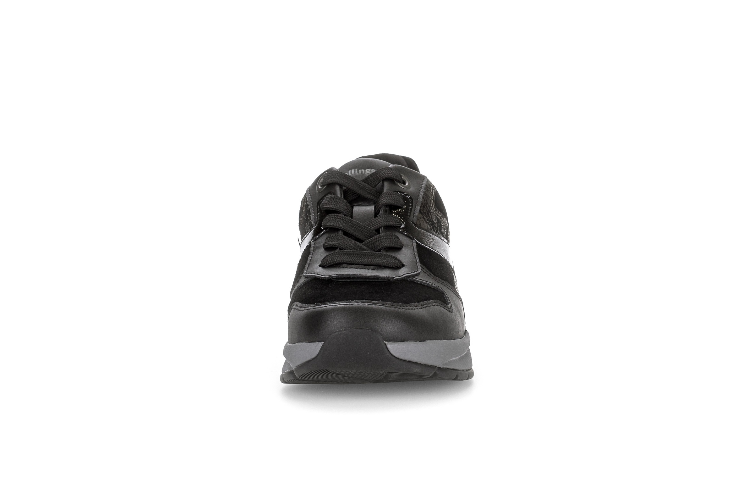 rollingsoft Keilsneaker  Freizeitschuh, Halbschuh, Schnürer mit Kontrastbesätzen
