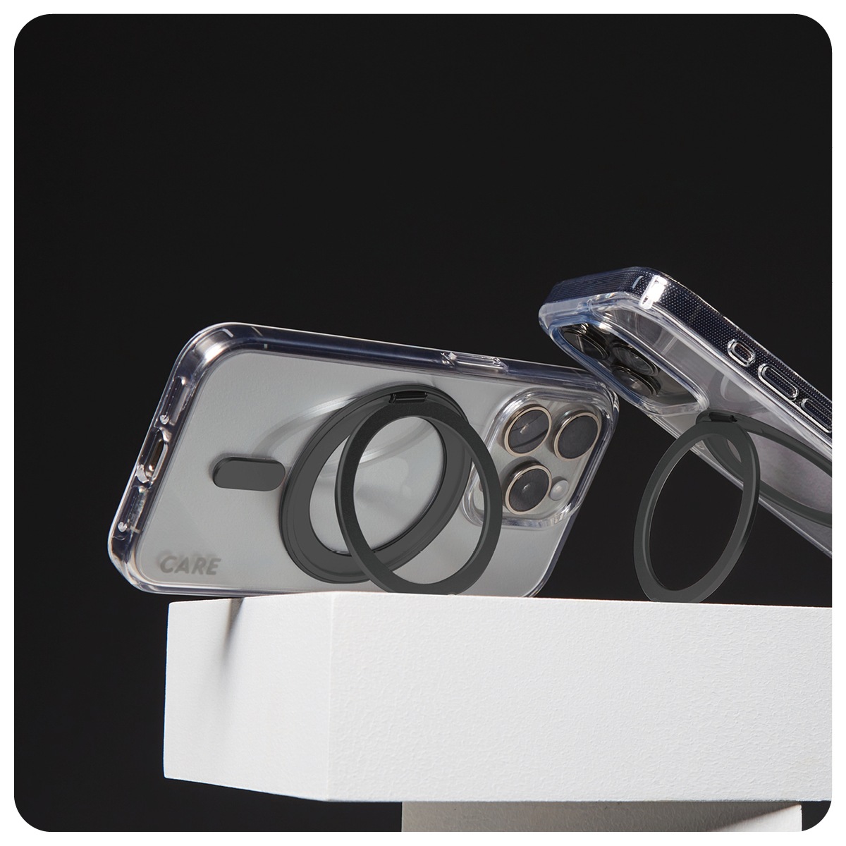 CARE by PanzerGlass Handyhülle »Kickstand Case für Apple iPhone 16 Pro«, Backcover, Schutzhülle, Handyschutzhülle, Case, Schutzcase, stoßfest