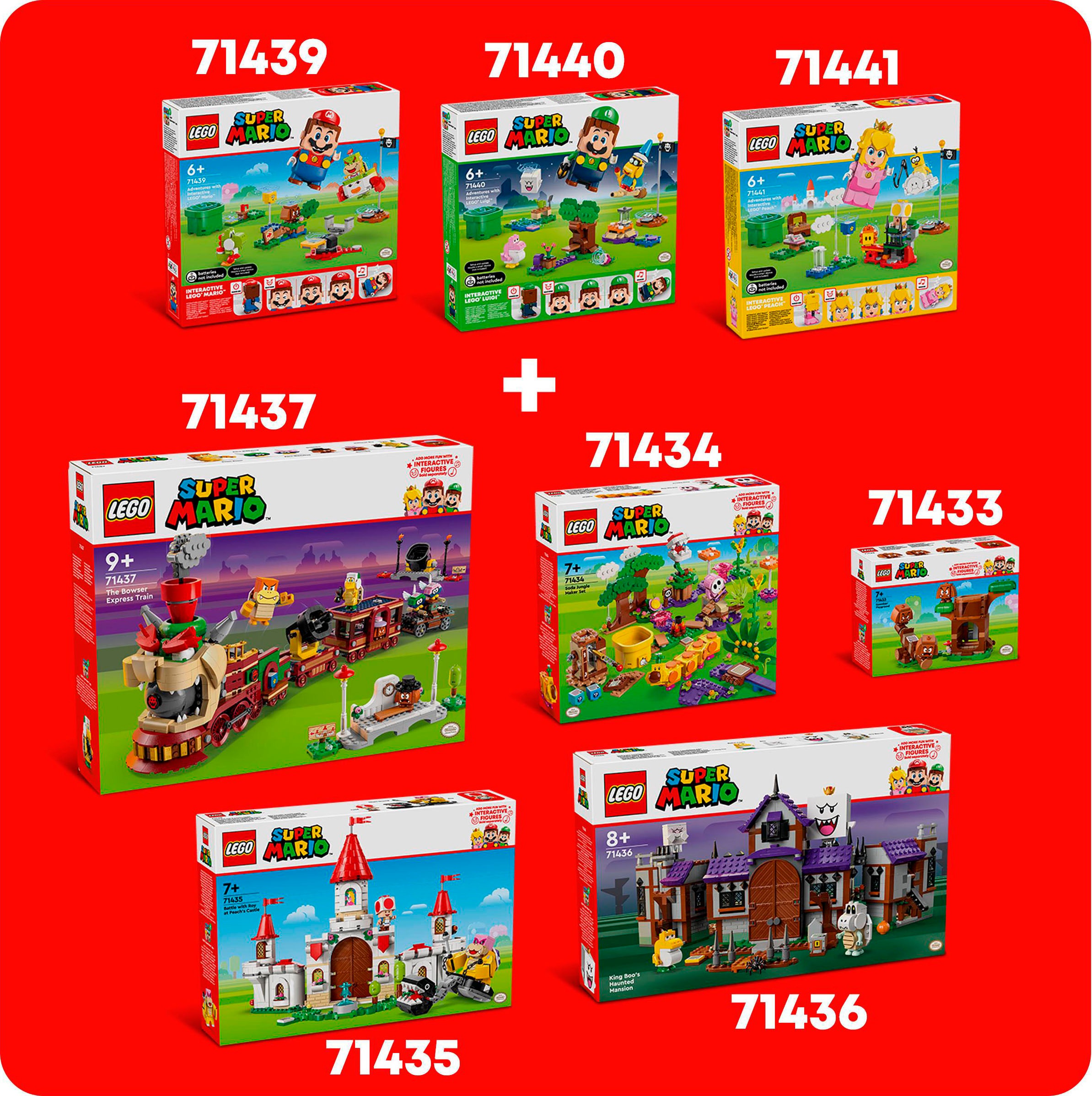 LEGO® Konstruktionsspielsteine »Abenteuer mit der interaktiven LEGO® Peach™ (71441), LEGO Super Mario«, (208 St.), Made in Europe