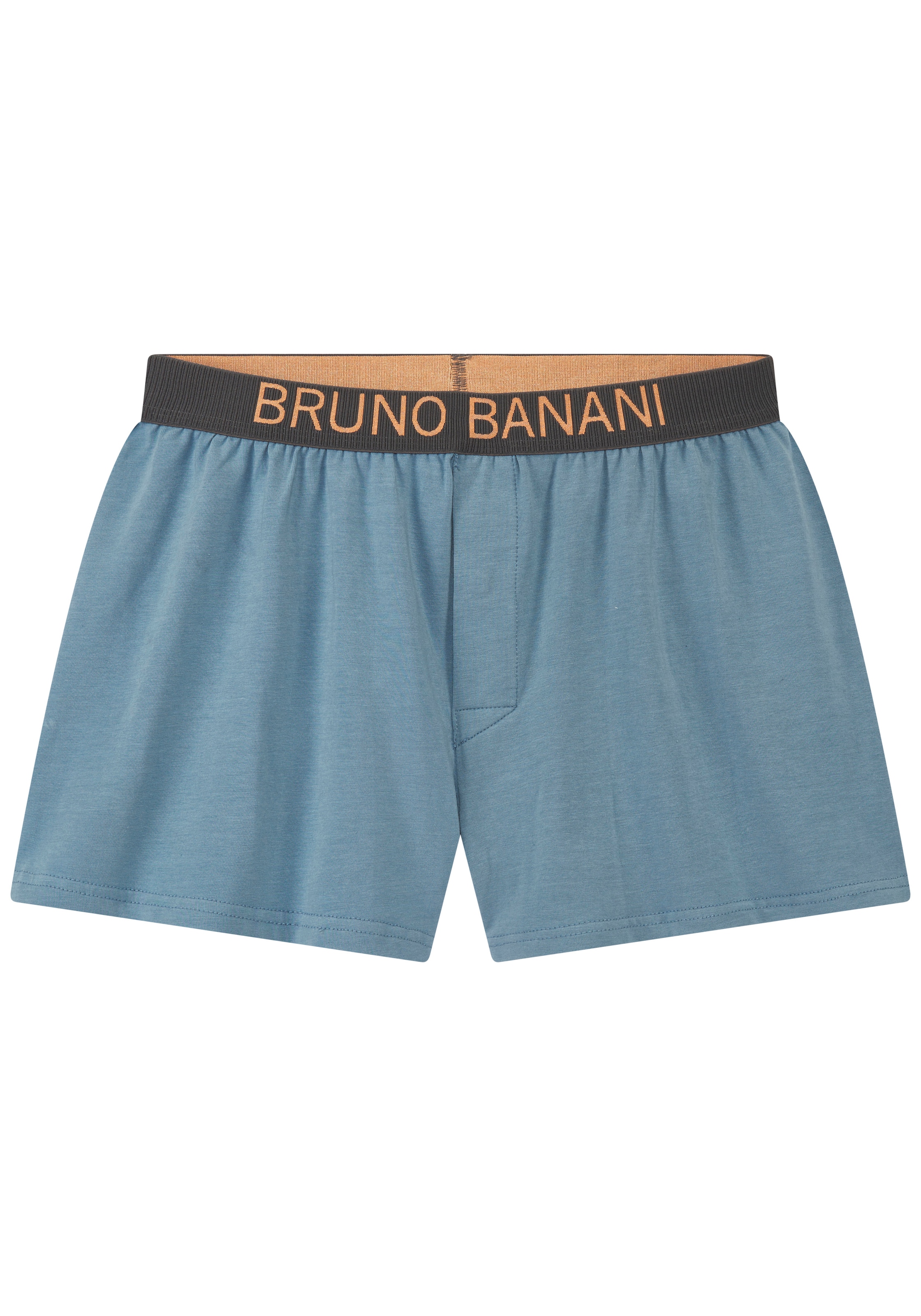 Bruno Banani Weiter Boxer »Boxershorts in lockerer Passform« Packung, 3 Stk. mit weichem und elastischem Rippenbündchen