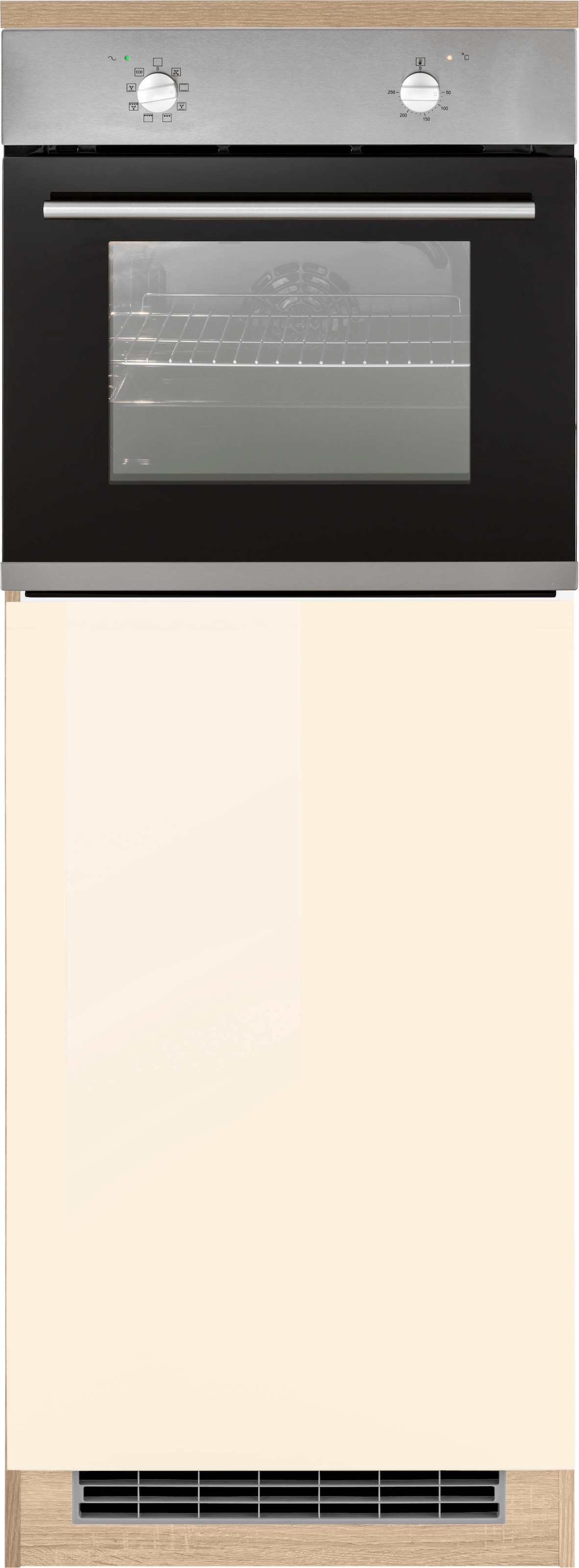 KOCHSTATION Backofenumbauschrank »KS-Virginia«, 165 cm hoch, 60 cm breit, Nische für Ofen B/H/T: 56/59/55 cm, 1 Tür
