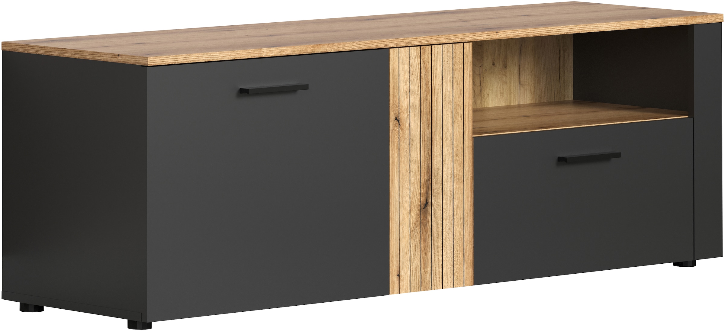 INOSIGN TV-Bank »Estepona«, (1 St.), TV-Board, 2 Türen, 1 Schublade, 1 Fach - (B/T/H) 150/42/50 cm