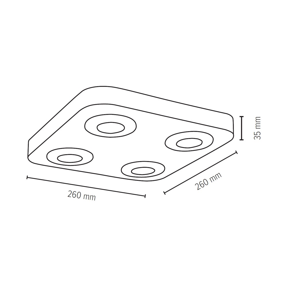 Naturprodukt massiv, flammig-flammig, | 4 Deckenleuchte Eichenholz mit aus 3 SPOT kaufen »SUNNIVA«, Inklusive Light LED-Leuchtmittel, XXL LED Garantie online Jahren