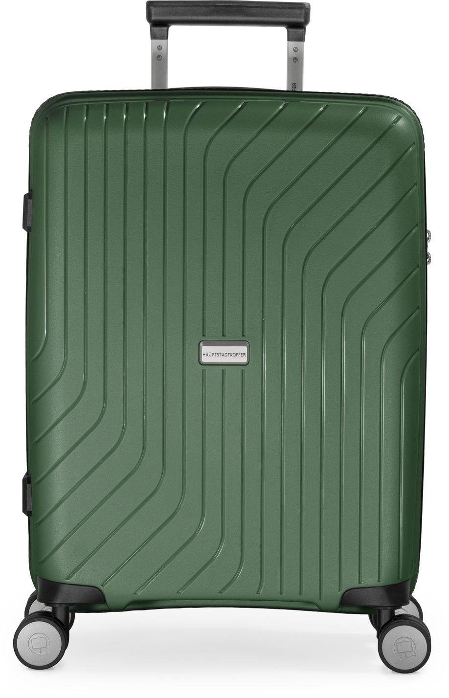 Hauptstadtkoffer Hartschalen-Trolley »TXL, 55 cm, dunkelgrün«, 4 Rollen kaufen