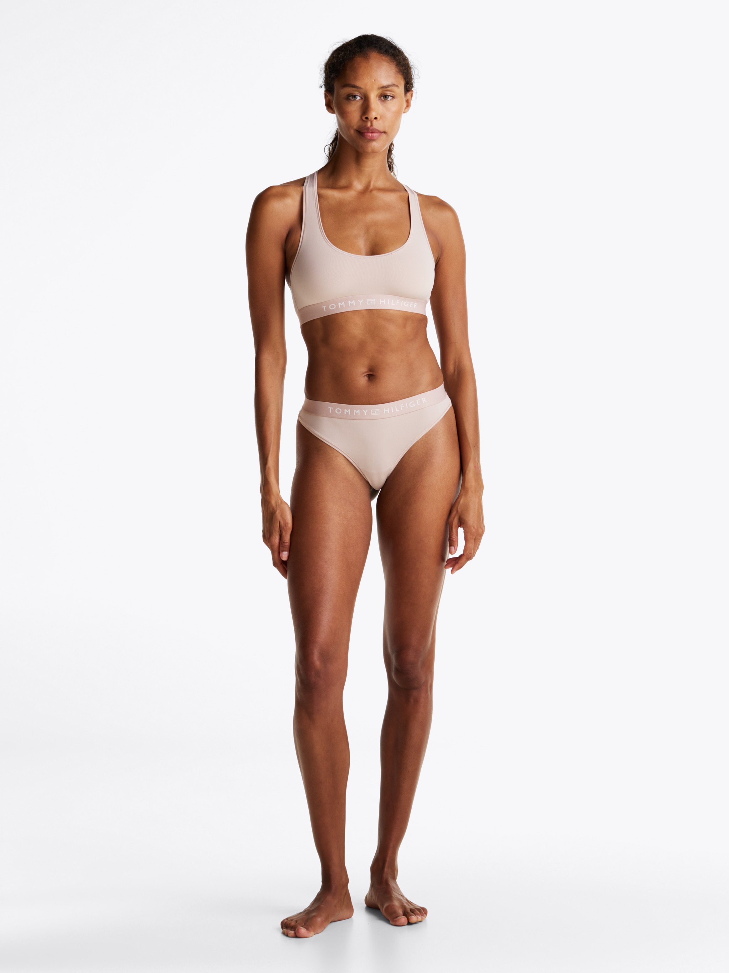 Tommy Hilfiger Underwear Slip »THONG (EXT. SIZE)«, mit Logobund