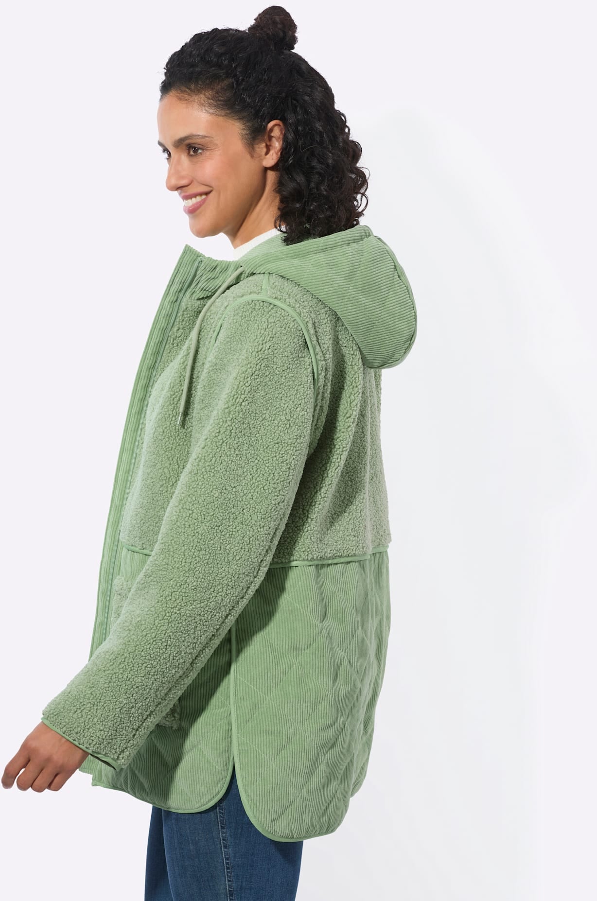Inspirationen Doppeljacke mit Kapuze