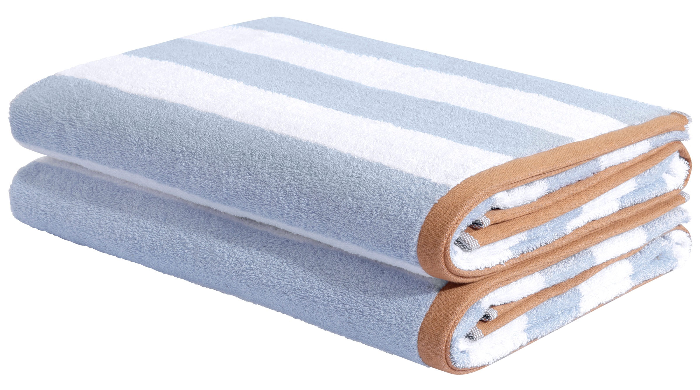 OTTO home Strandtuch »Elenna, 100% Baumwolle, flauschig und weich, 500 gr/m²« Strandtücher 90x180cm, Streifen, modern