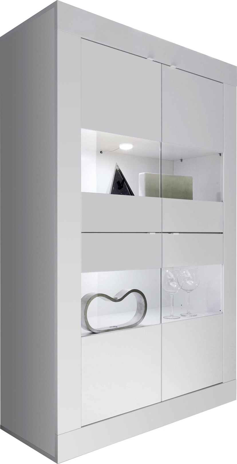 Stauraumvitrine »Basic«, Höhe 162 cm