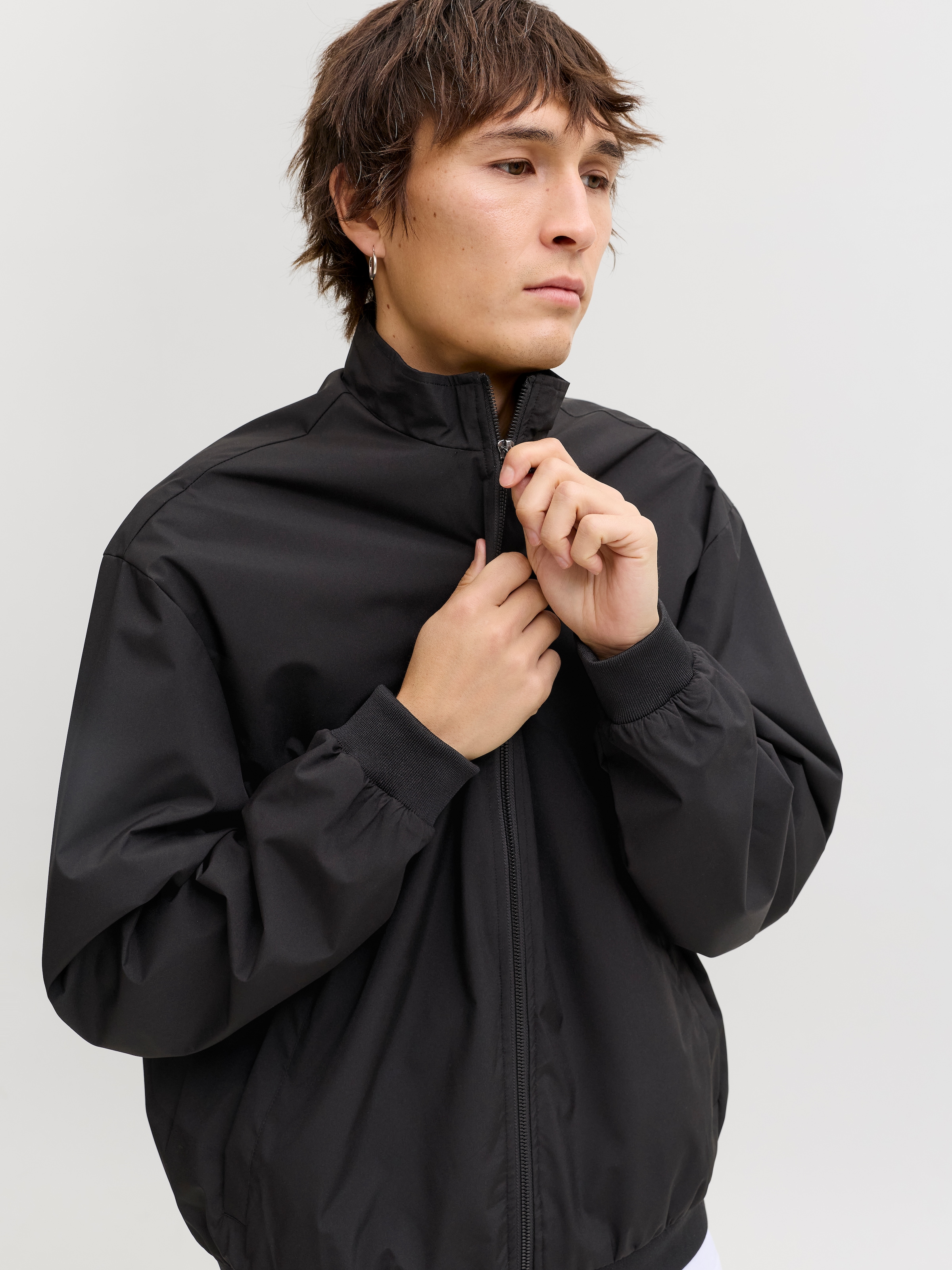 Jack & Jones Bomberjacke »JJECHARGE STAND COLLAR BOMBER NOOS« mit Stehkragen