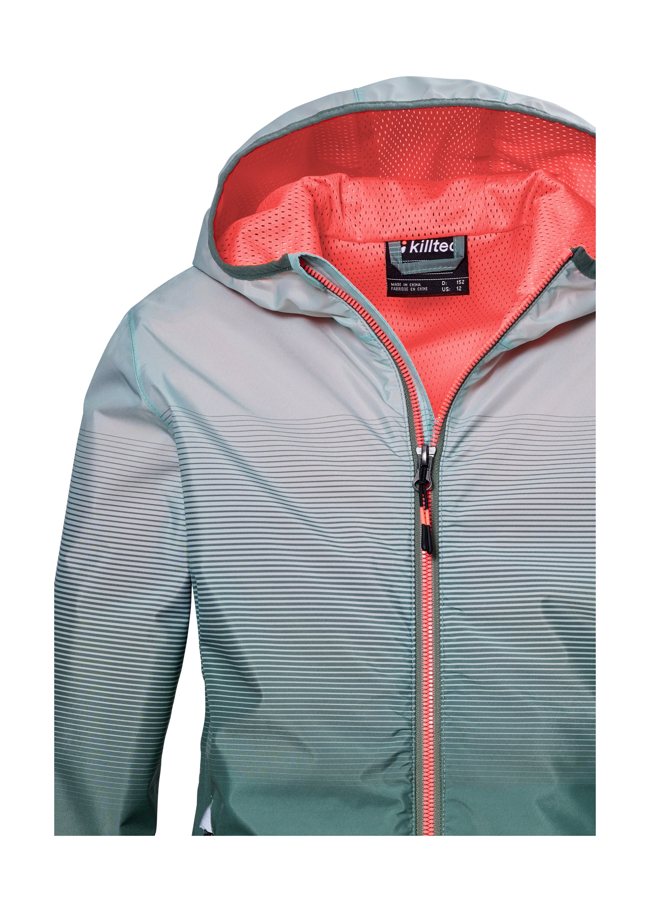 Killtec Funktionsjacke »KOS 151 GRLS JCKT«, Wasser- und winddichte Mädchenjacke mit reflektierenden Elementen