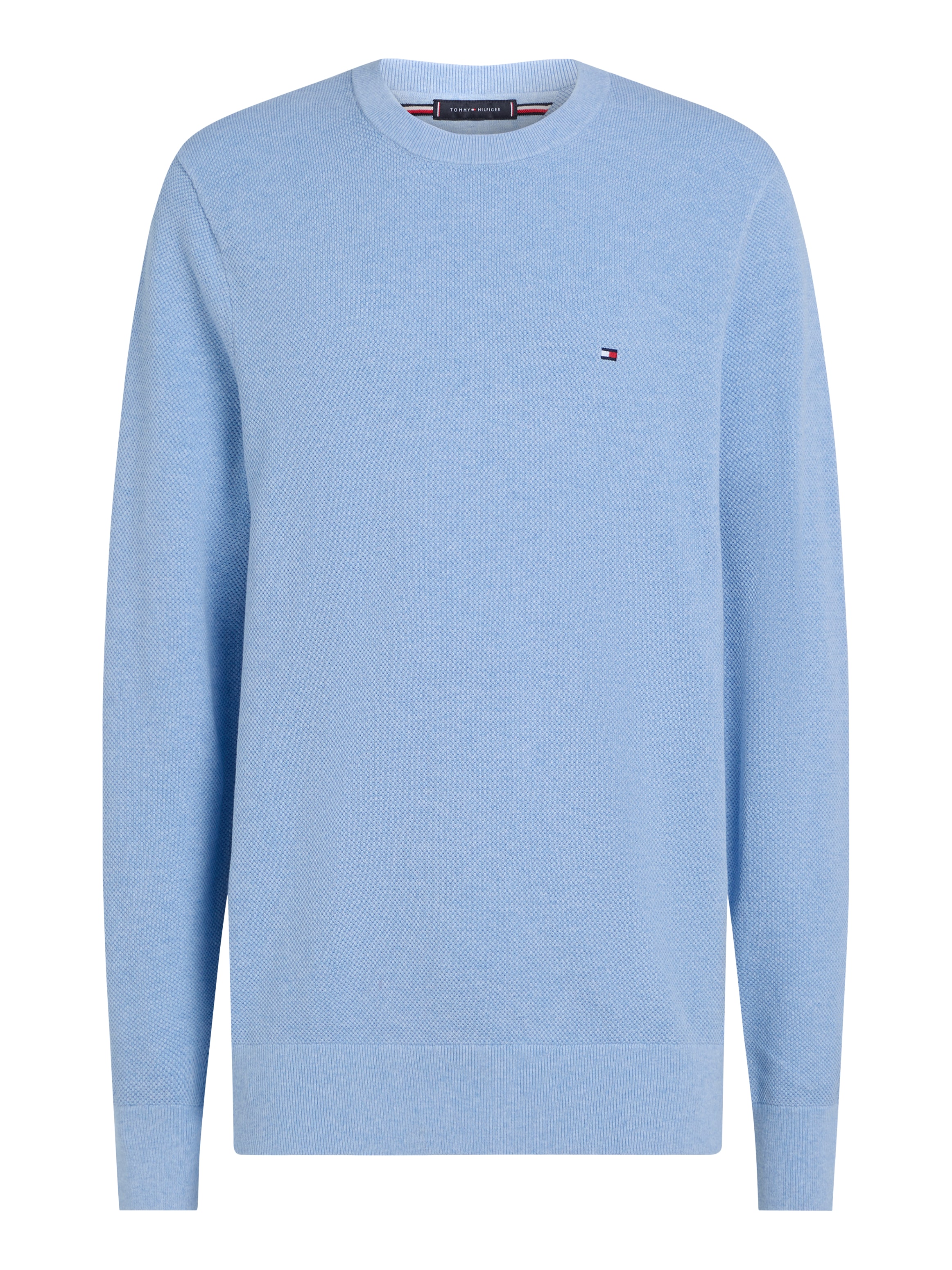 Tommy Hilfiger Rundhalspullover »ESSENTIAL STRUCTURE CREW NECK«, mit feiner Struktur