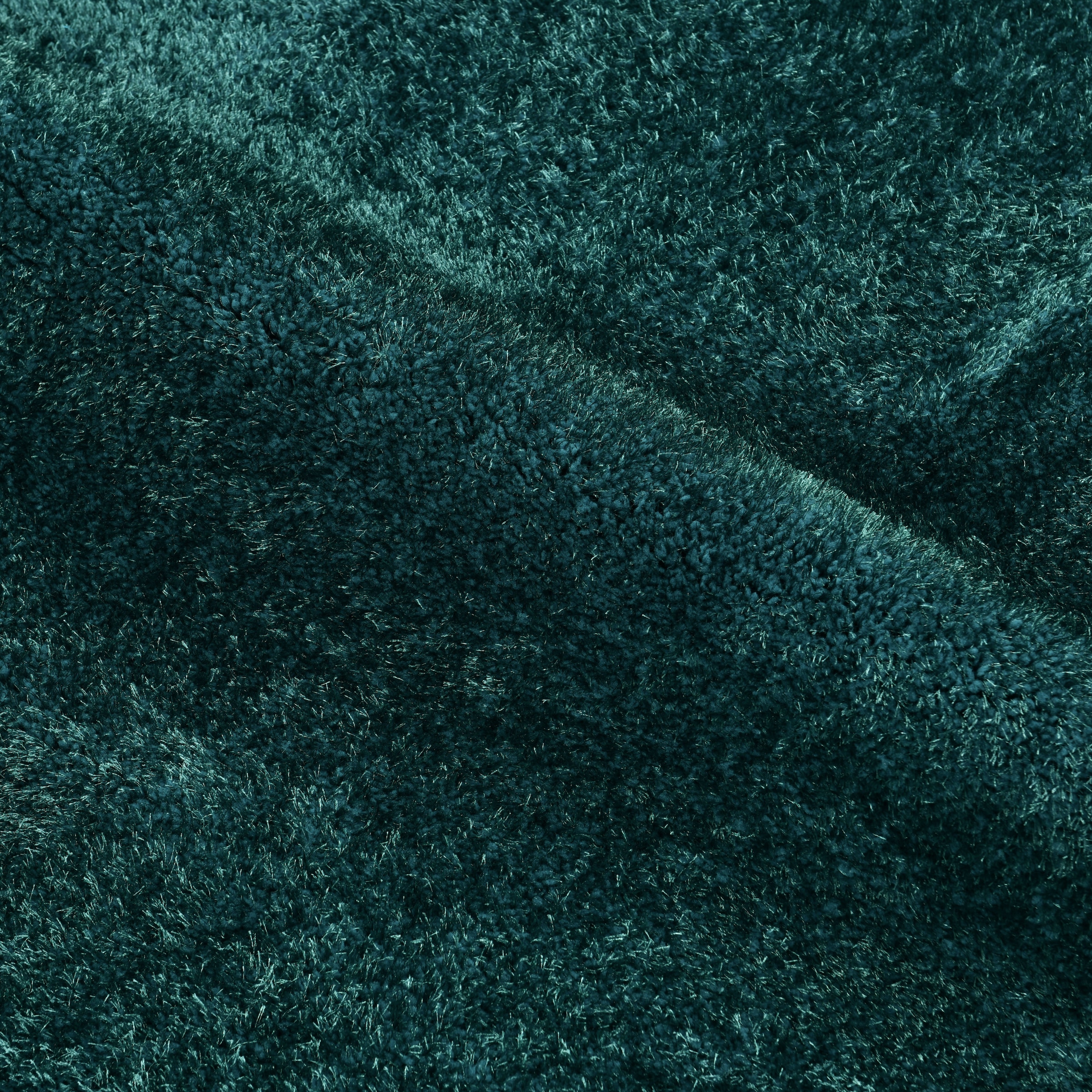 my home Hochflor-Teppich »Malin«, rund, 43 mm Höhe, Uni-Farben, leicht glänzend, besonders flauschig durch Mikrofaser