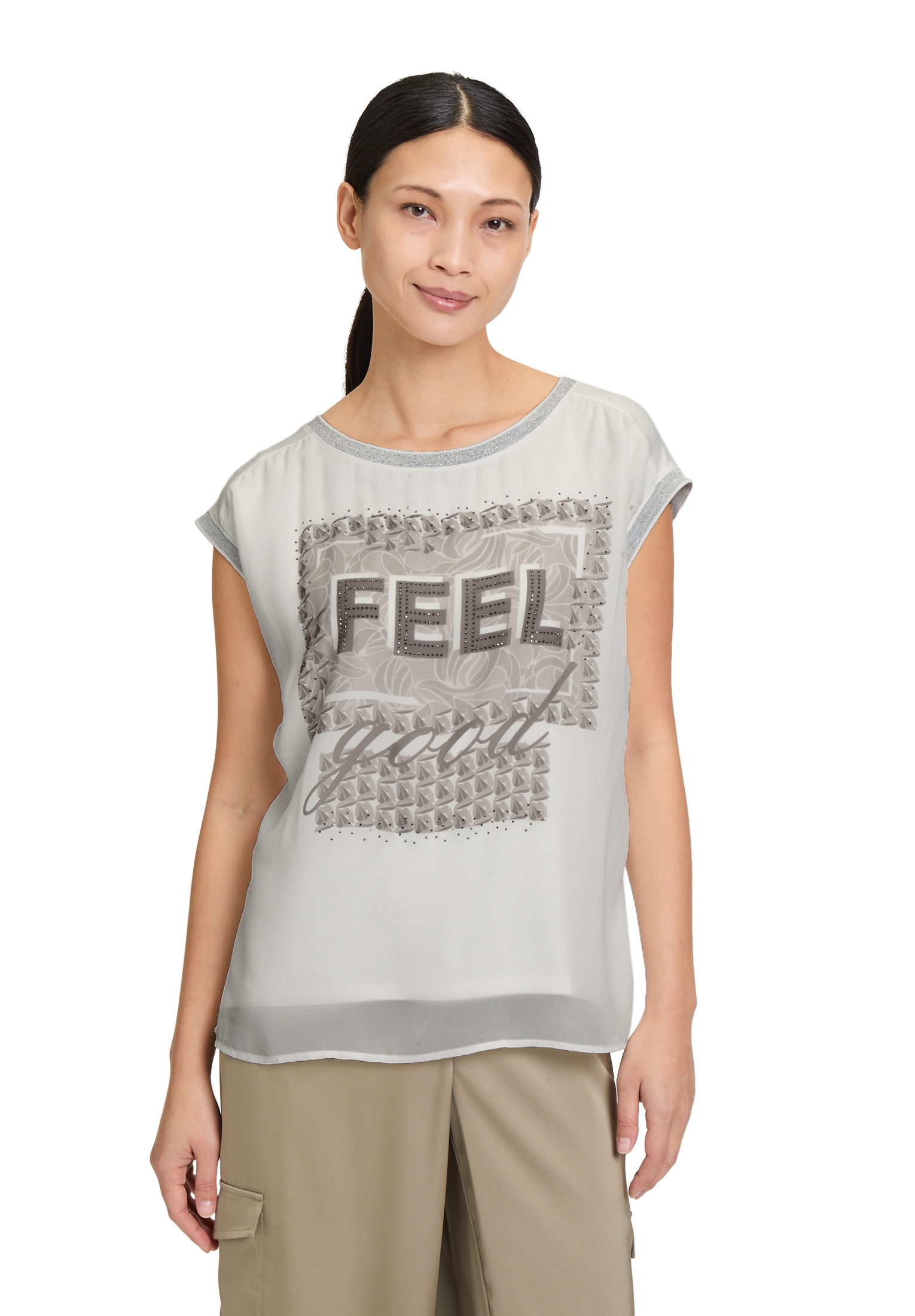 Betty Barclay Kurzarmshirt »Blusenshirt mit Aufdruck«