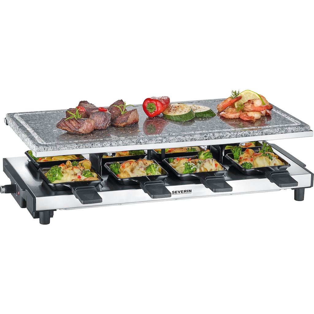 Severin Raclette »RG 2374«, 8 St. Raclettepfännchen, 1700 W