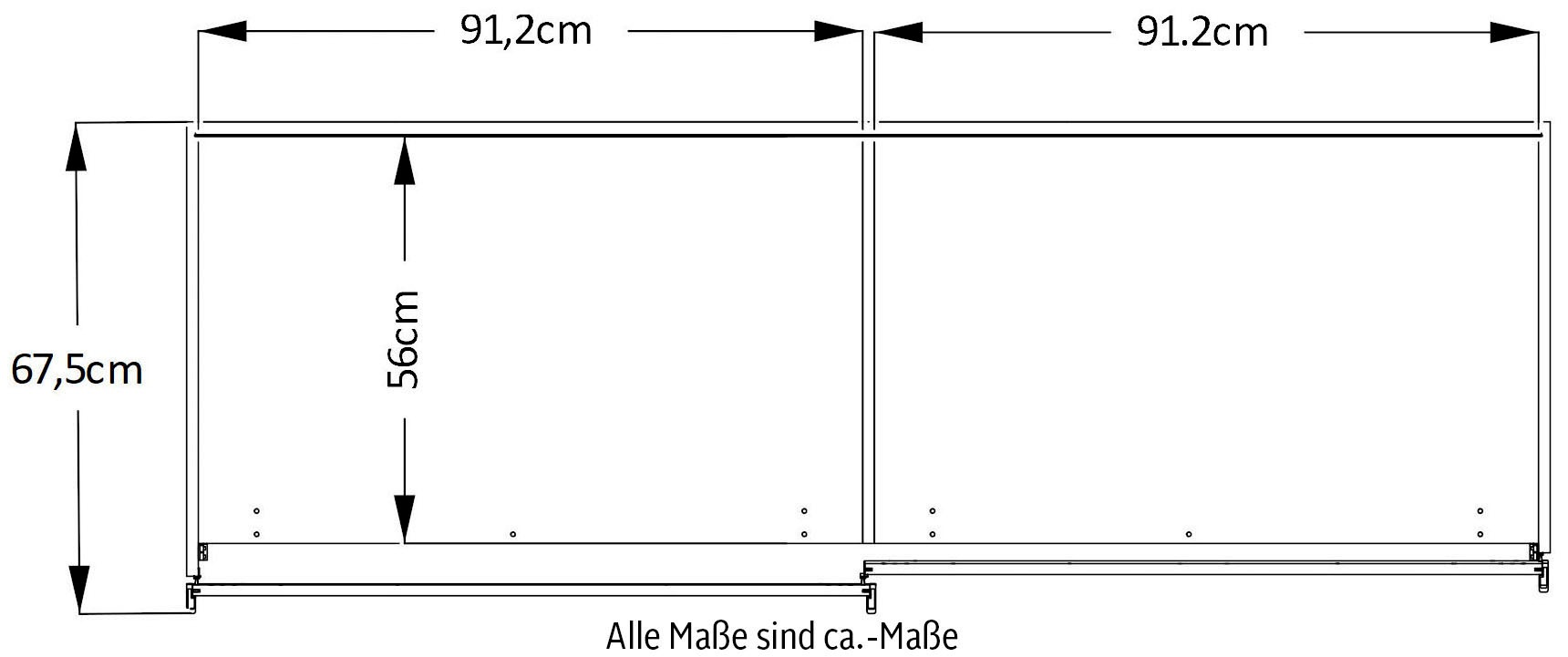 STAUD Schwebetürenschrank »Sinfonie Plus, edles Design in hochwertiger Qualität, Made in Germany« Mit vier verschiedenen Ausstattungsvarianten