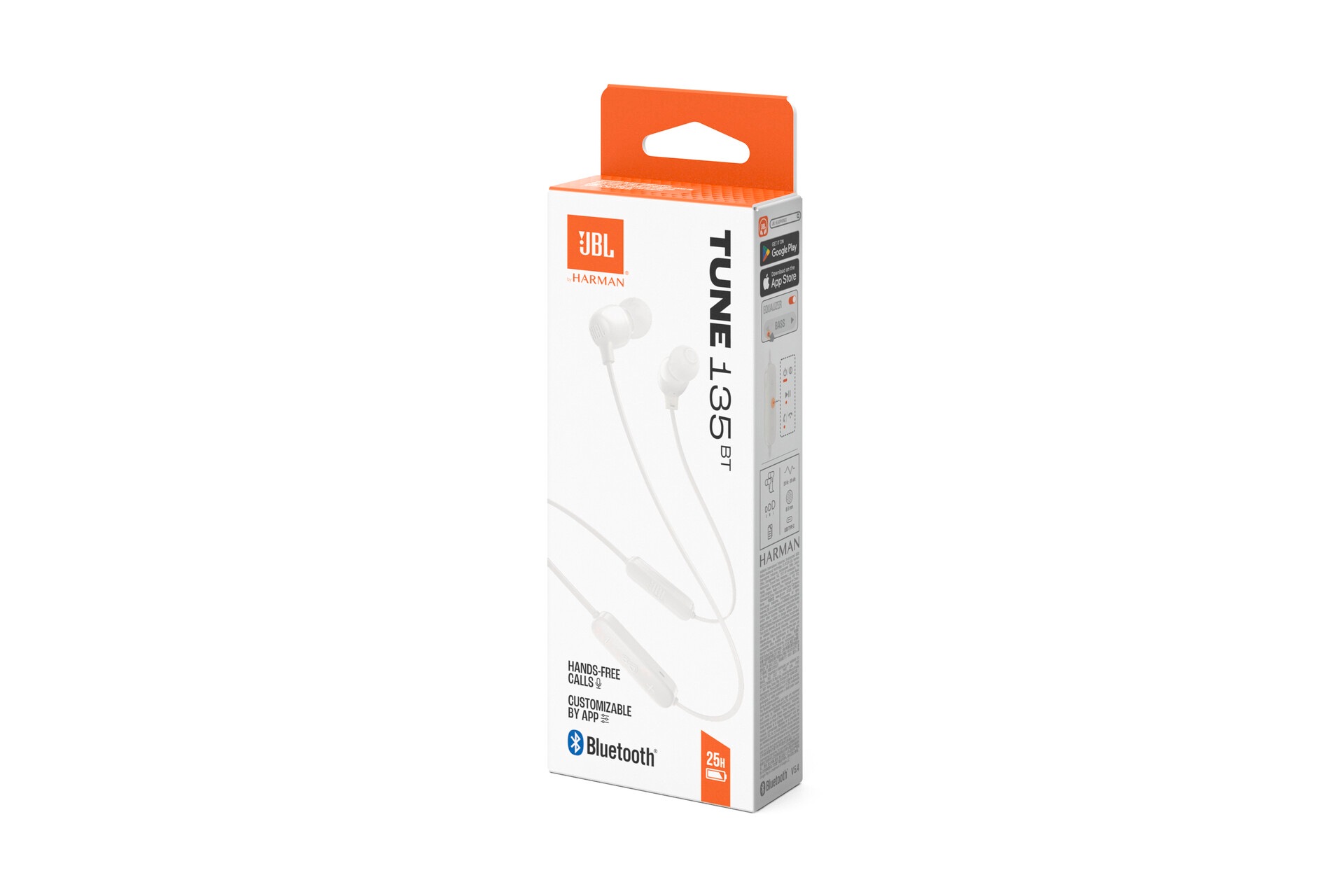 JBL wireless In-Ear-Kopfhörer »Tune 135BT«, A2DP Bluetooth, Freisprechfunktion