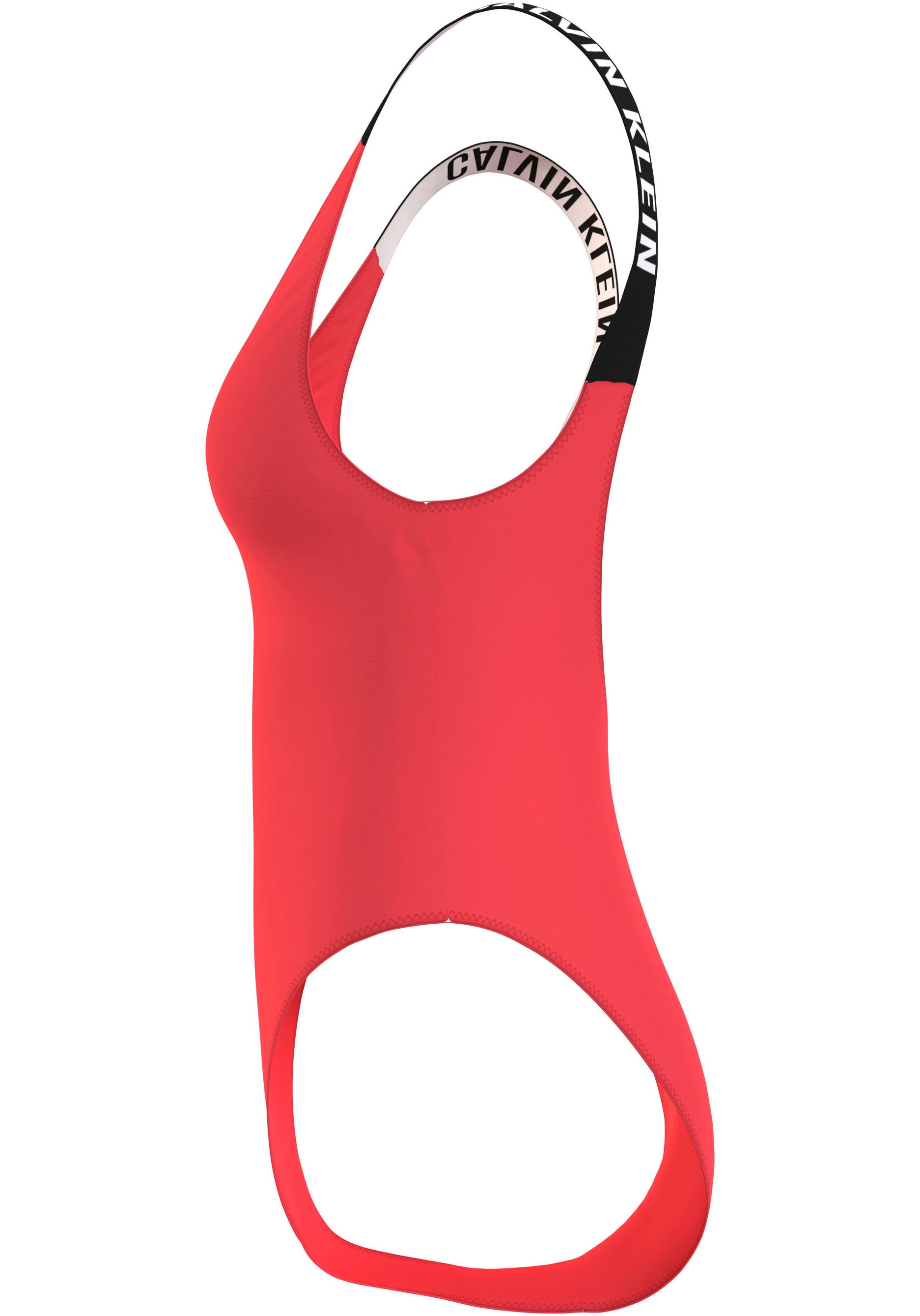 Calvin Klein Swimwear Badeanzug »SCOOP BACK ONE PIECE«, mit großem Logo