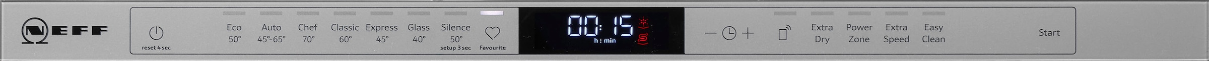 NEFF vollintegrierbarer Geschirrspüler N 70 »S157EAX39E«, 13 Maßgedecke, Time Light: auf den Boden projizierte Restlaufzeit