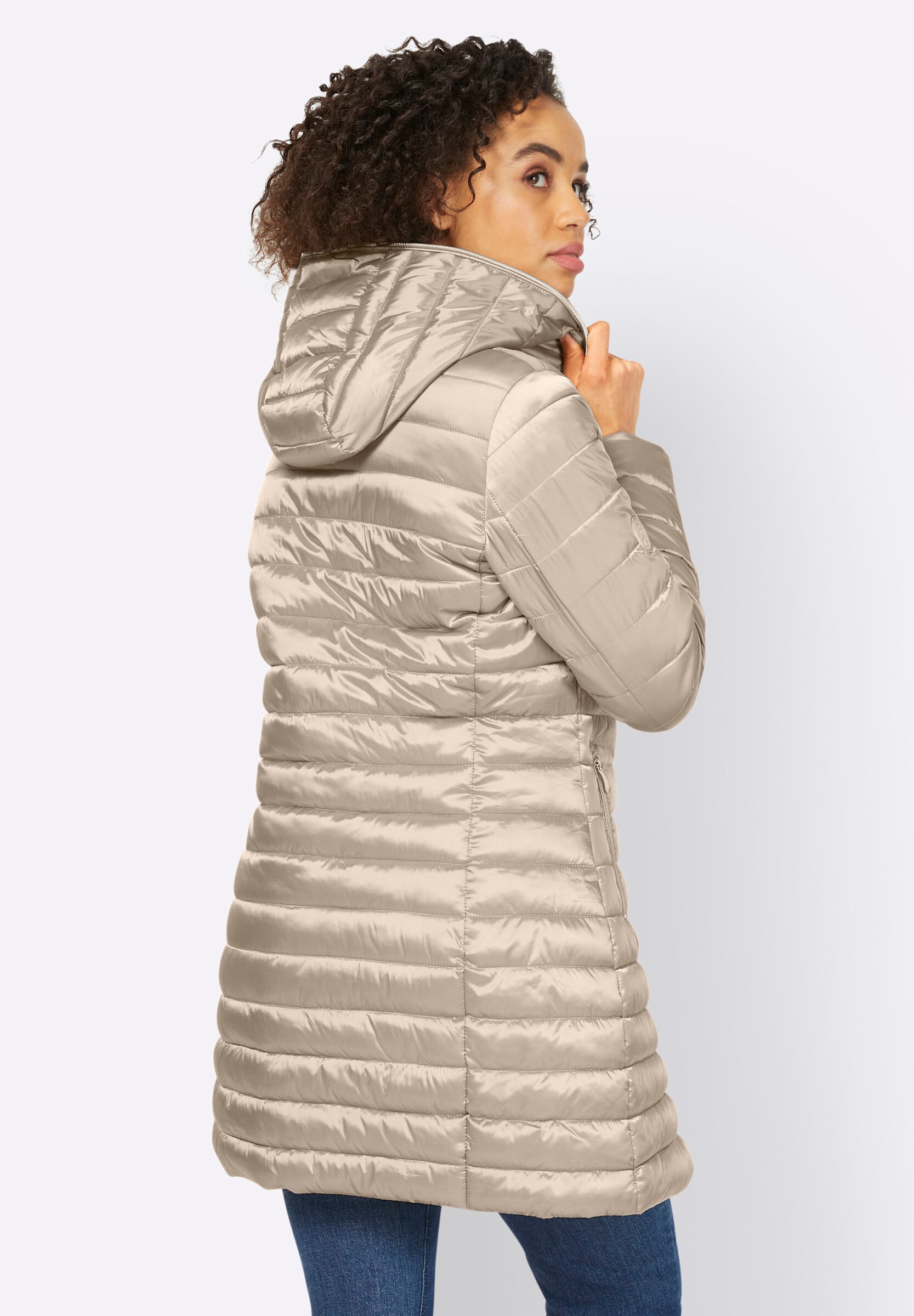 heine Steppjacke »Steppjacke Steppjacke mit herausnehmbarem Einsatz« mit Kapuze