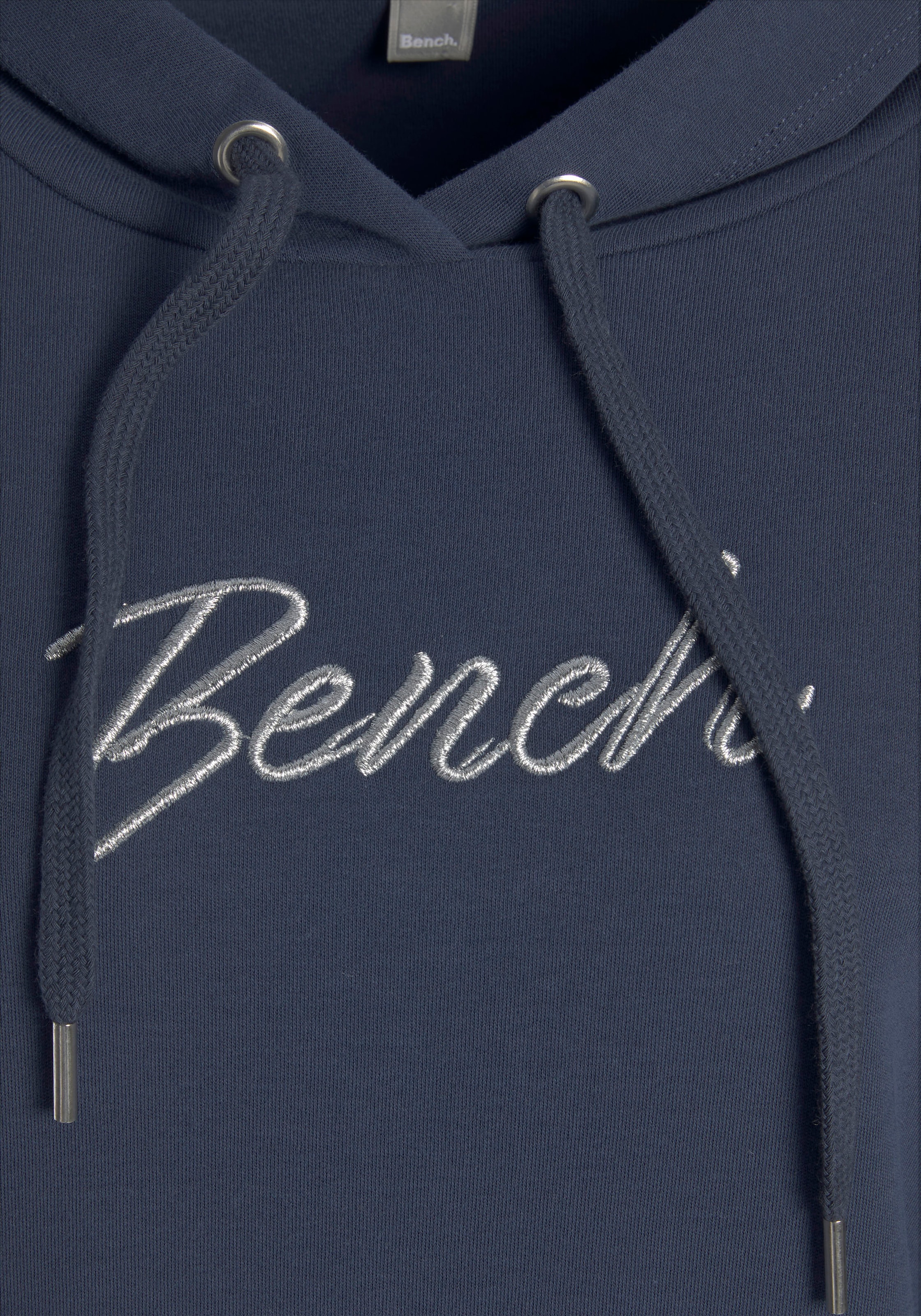 Bench. Loungewear Hoodie, mit glänzender Logostickerei, Loungeanzug