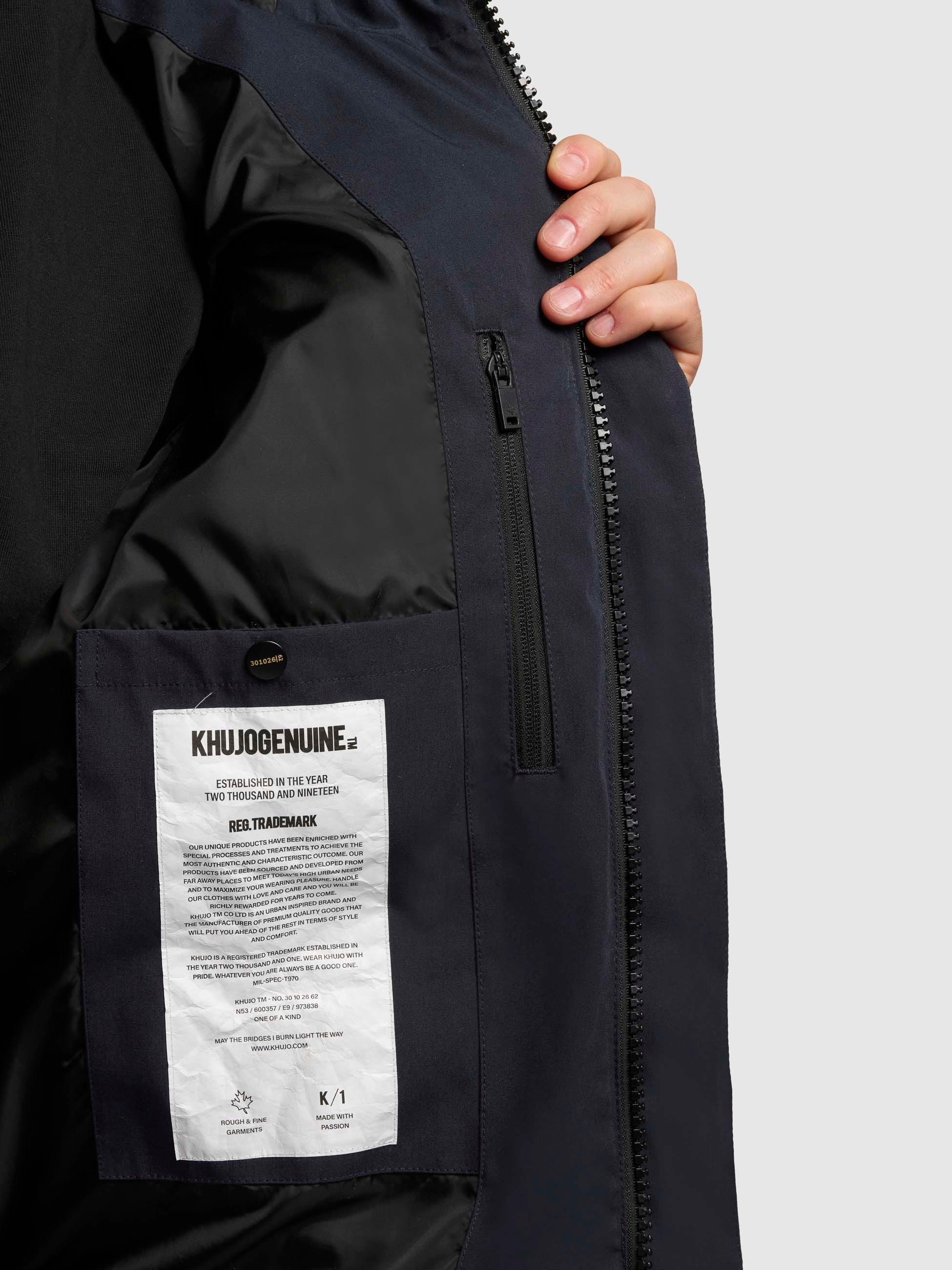 khujo Steppjacke »BARD«, mit Kapuze