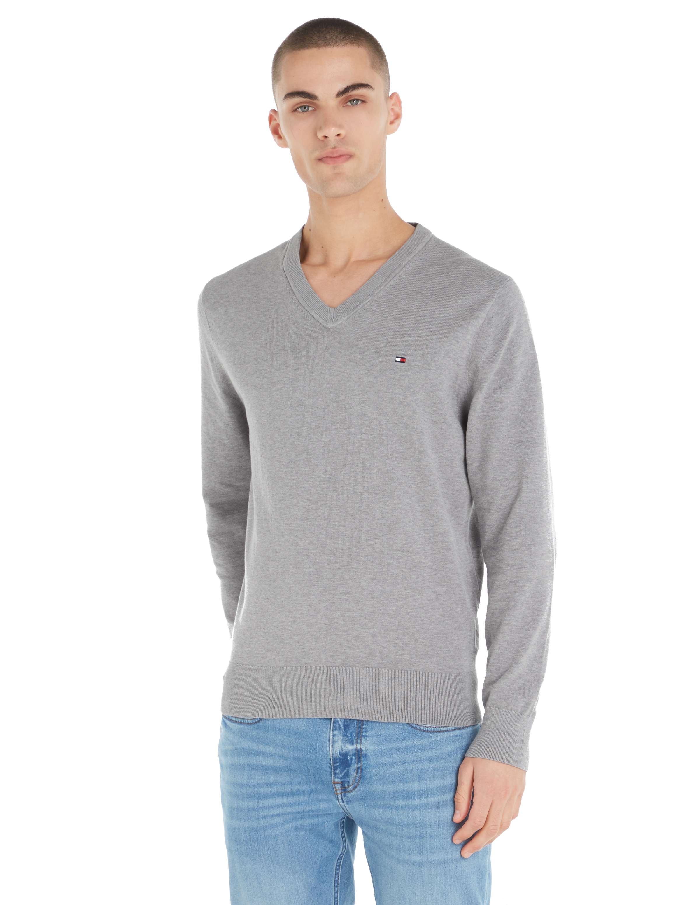 Tommy Hilfiger V-Ausschnitt-Pullover »1985 V NECK SWEATER«