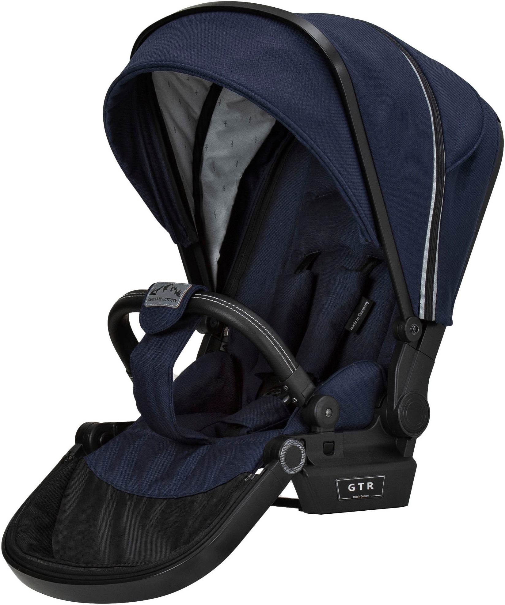 Hartan Kombi-Kinderwagen »Rock it Outdoor, mit Handbremse«, Lieferung ohne Adapter; Made in Germany