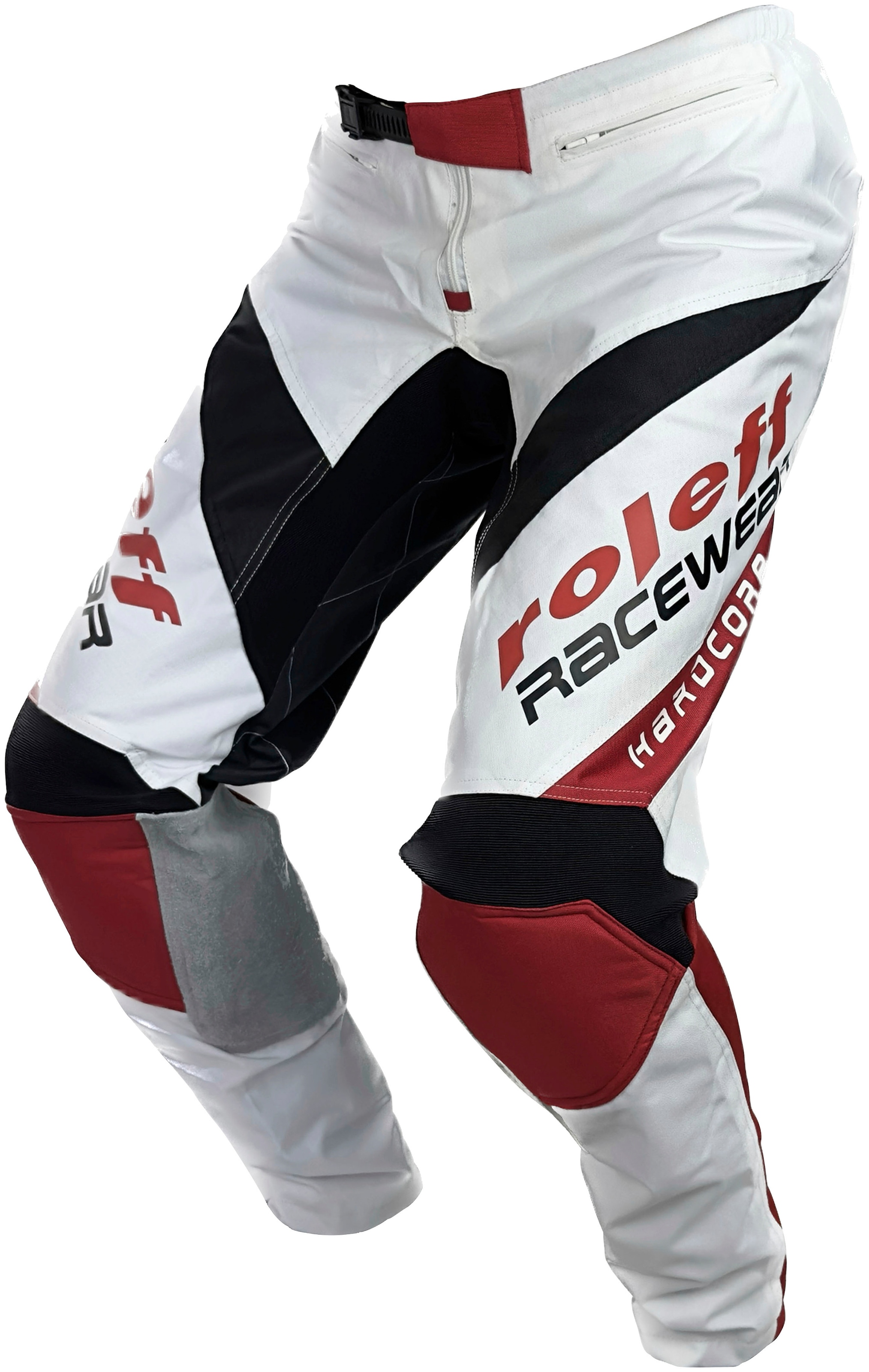 und Stretcheinlagen mit bei ♕ Motorradhose Lederverstärkungen »Motocross 872«, roleff RO