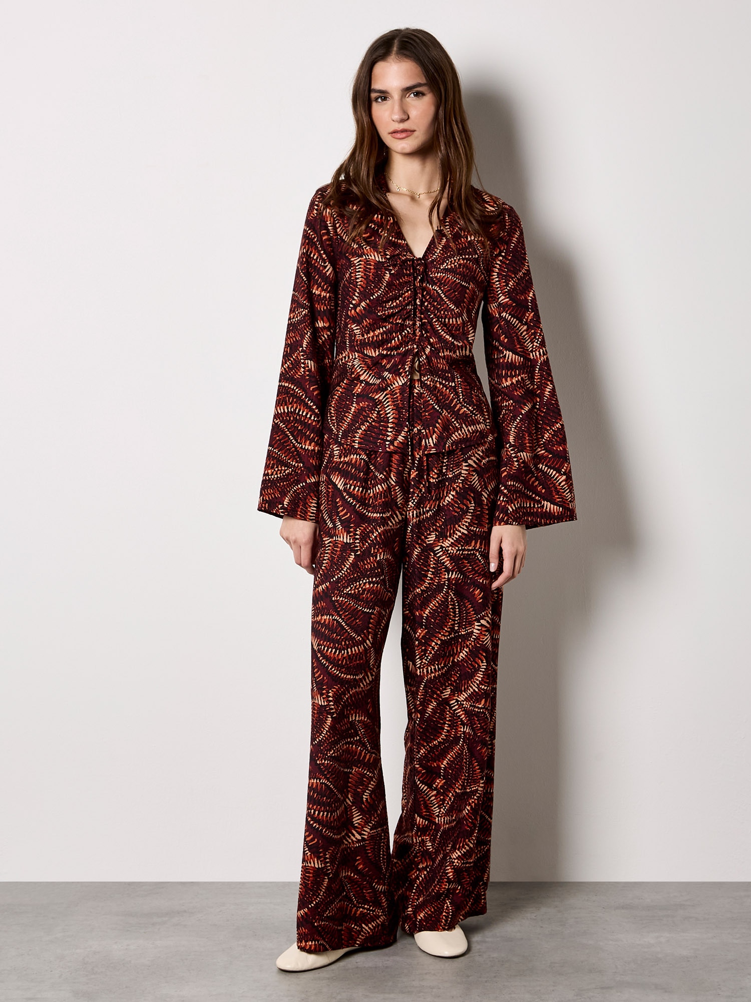 Apricot Klassische Bluse »Bluse« mit abstraktem Print