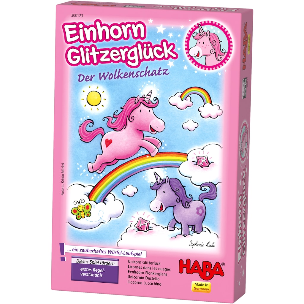 Haba Spiel »Einhorn Glitzerglück - Der Wolkenschatz«