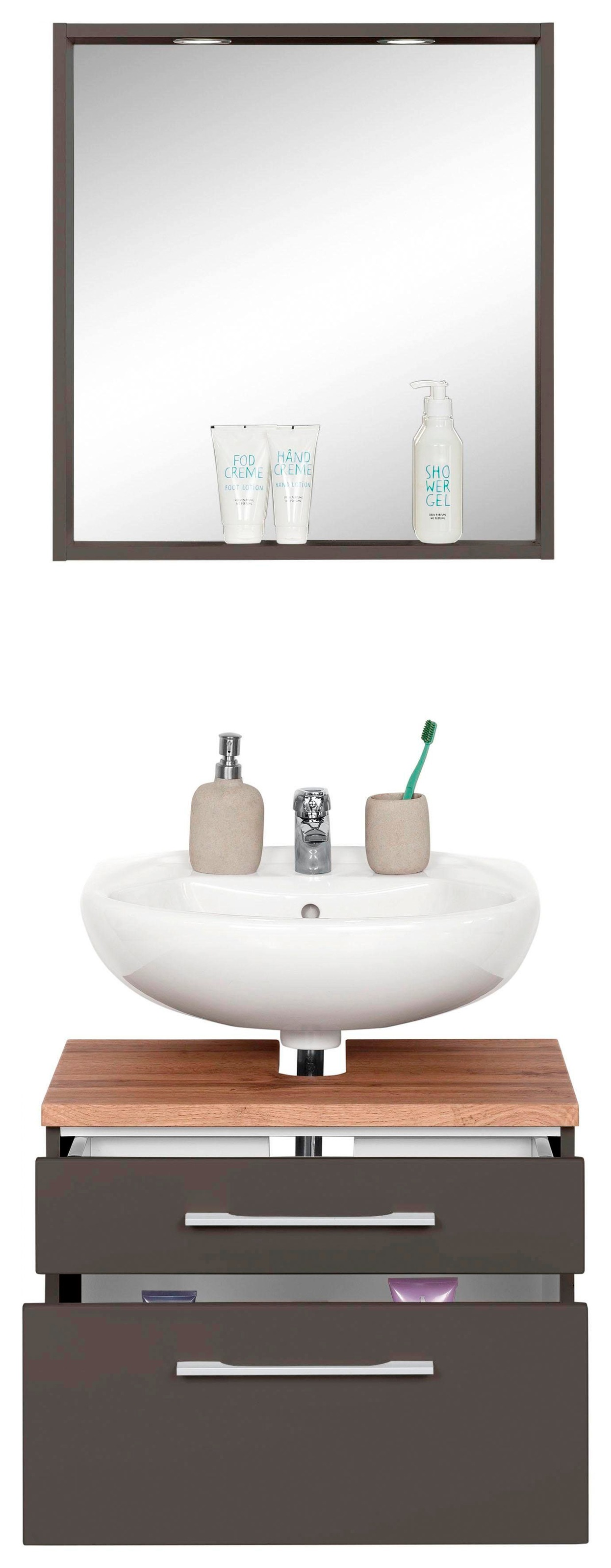 welltime Badmöbel-Set »Davos« 2 Stk. tlg.