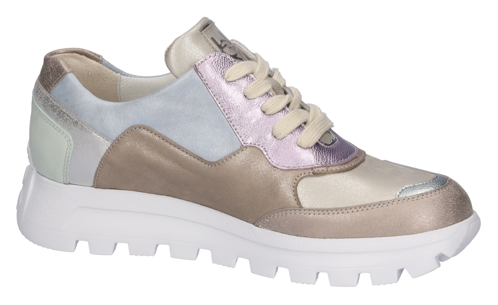 Waldläufer Plateausneaker »H-AJALA«, Schnürer, Halbschuh Komfortschuh in H-Weite (=sehr weit)