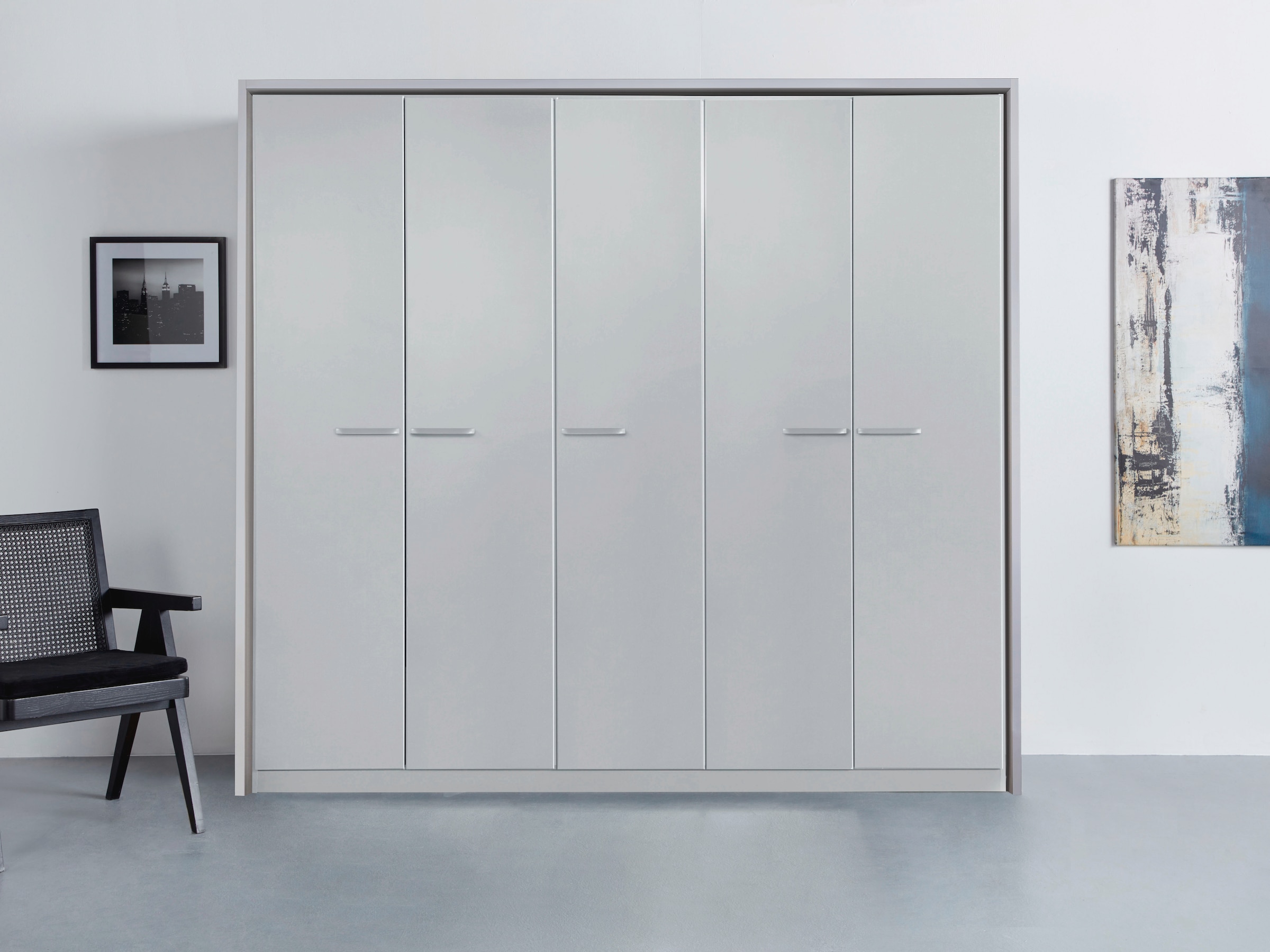 rauch Drehtürenschrank »Kleiderschrank Schrank Garderobe Wäscheschrank Ankleide OTELI« erhältlich in Breiten 230/275 cm inkl. Innenschubladen und extra Böden,  inkl. Passepartout optional mit Beleuchtung