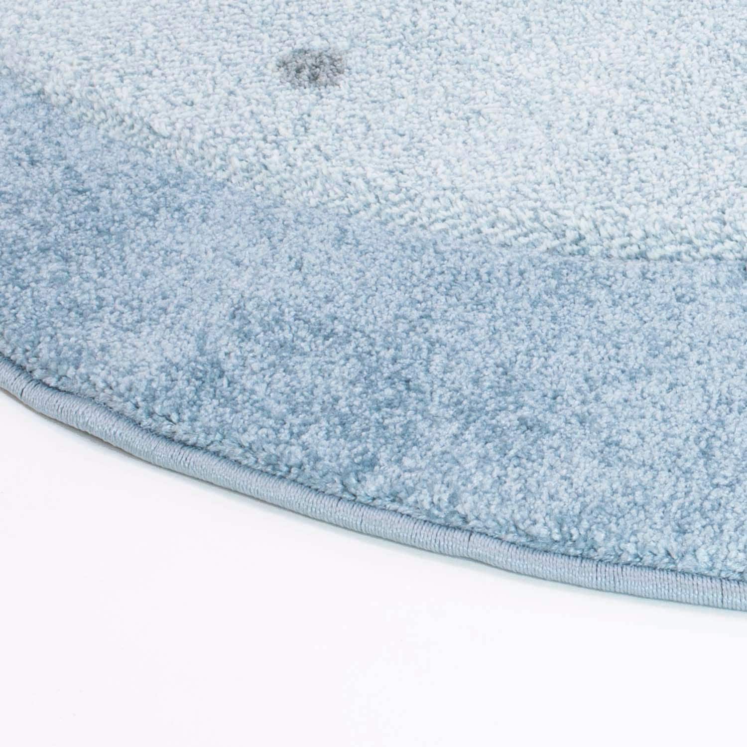 Carpet City Kinderteppich »Bueno Kids 1315«, rund, 13 mm Höhe, Spielteppich, Schwan, 3D-Effekt, Weicher Flor, Pflegeleicht