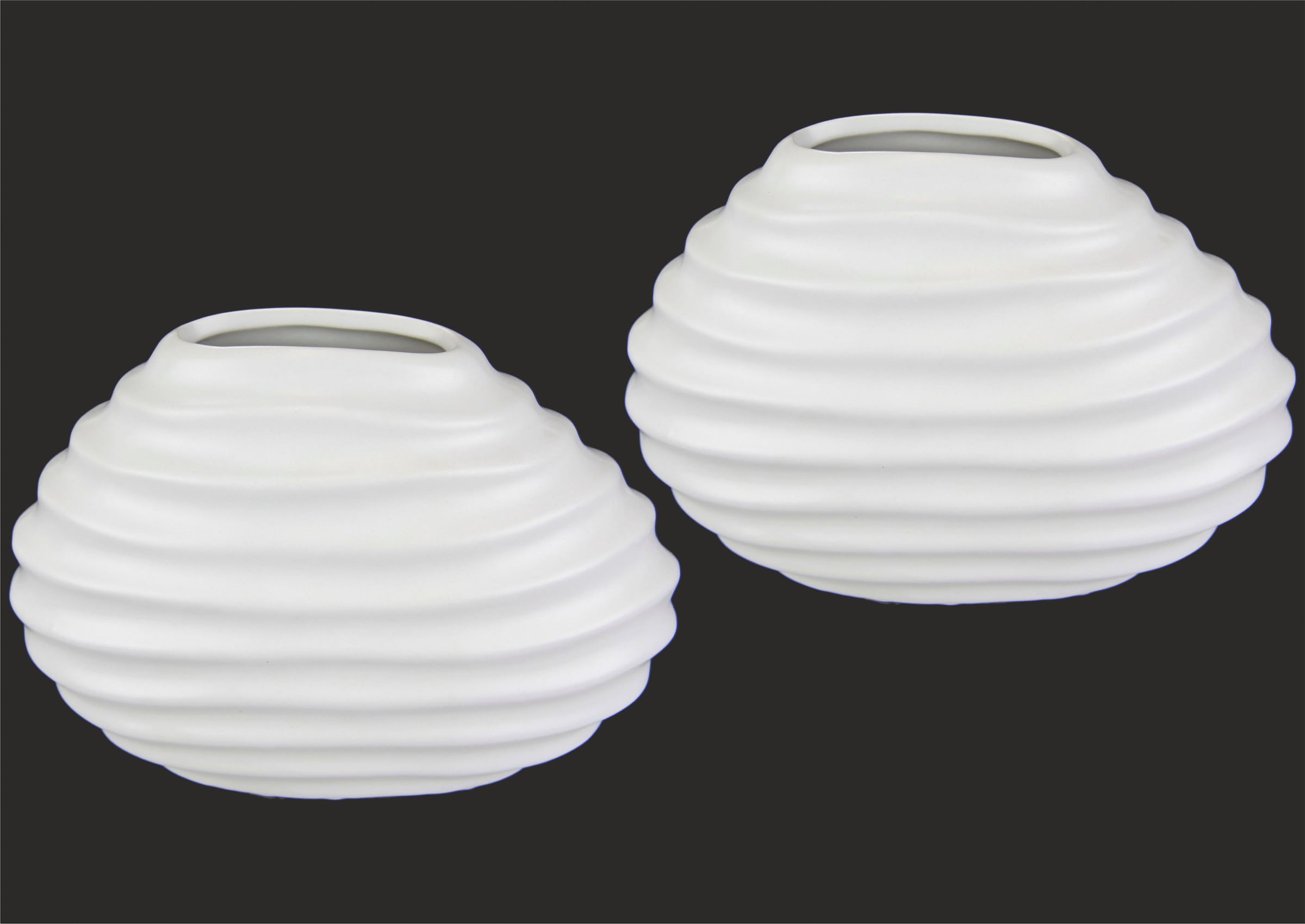2er Modern bequem Pampasgras Dekovase Büro I.GE.A. Set Küche Vase Kleine Tisch Weiß Keramik »Keramik-Vase«, bestellen